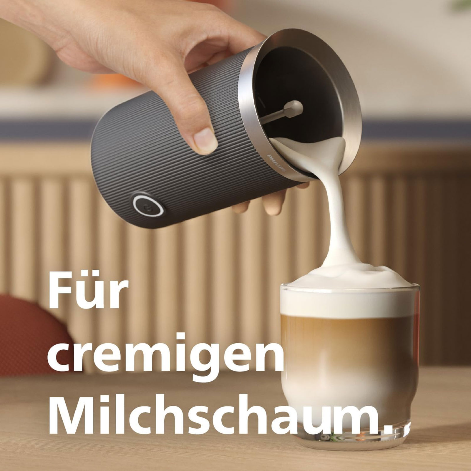 Philips BAR311/60 Milchaufschäumer Schwarzgrau Philips BAR311/60 Milchaufschäumer Schwarzgrau