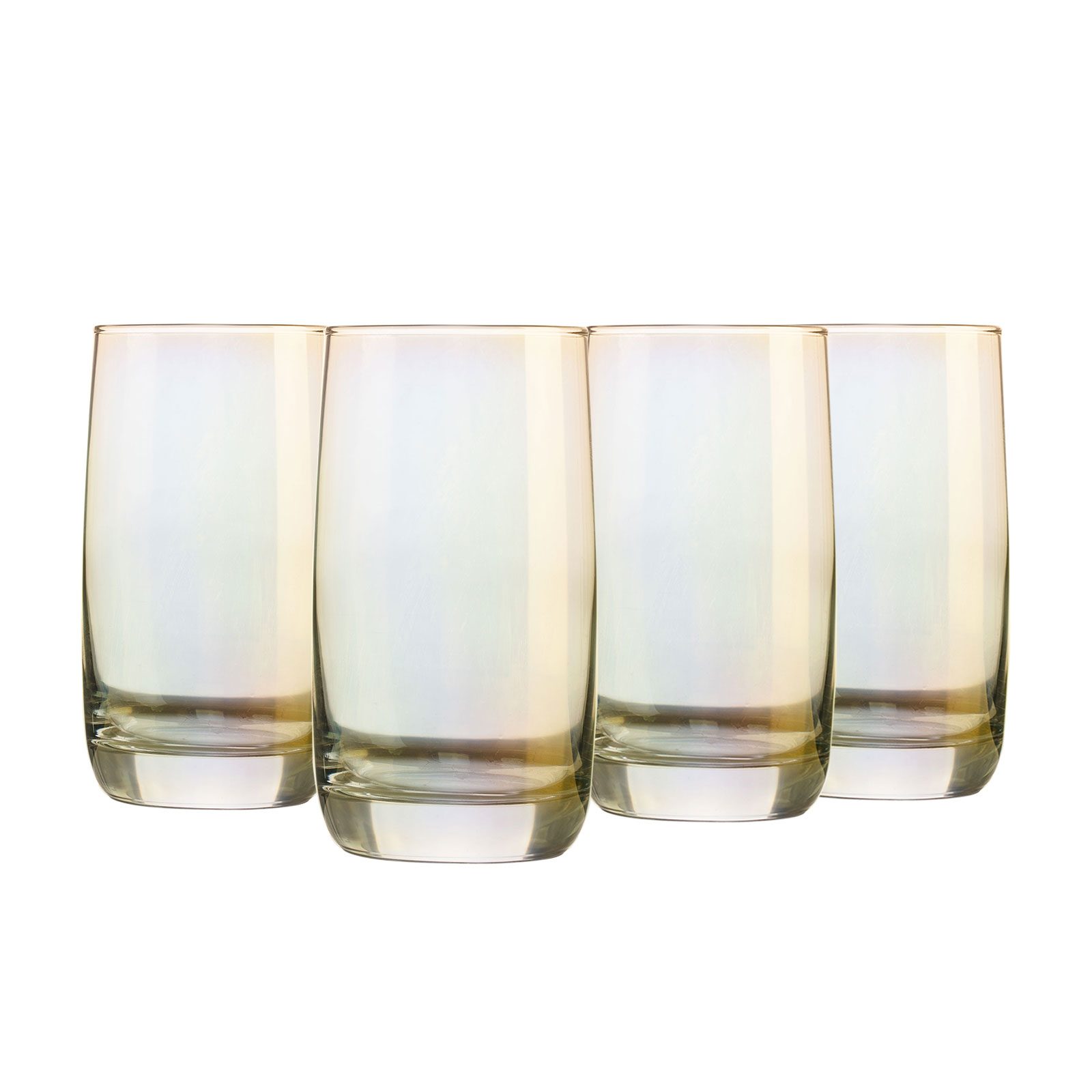 Creatable, 21346, Serie SHINY Gold, Longdrinkgläser 4 teilig, Glas