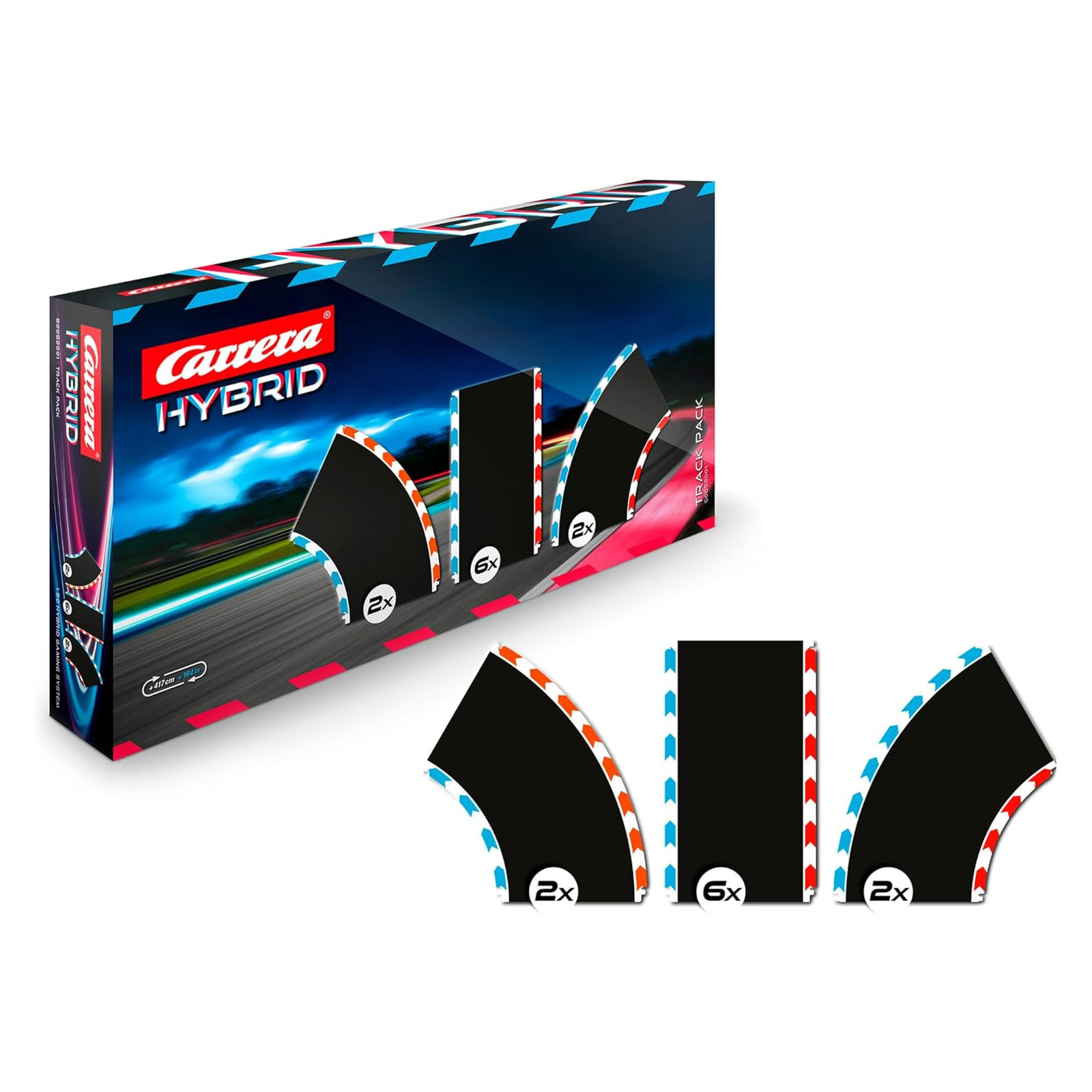 Carrera Hybrid Track Pack 1 Streckenerweiterung mit 10 Teilen