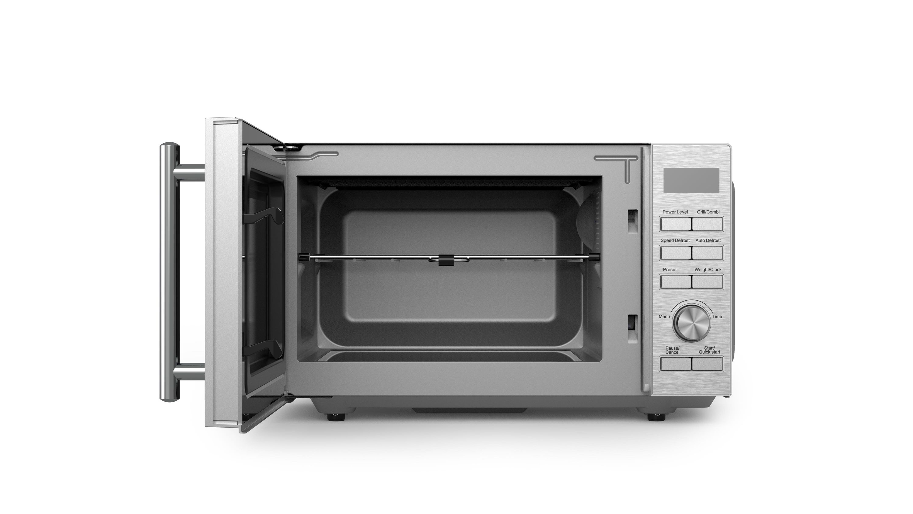 ECG MTD 2083 FGS Flachbett Silber Mikrowelle mit Grillfunktion