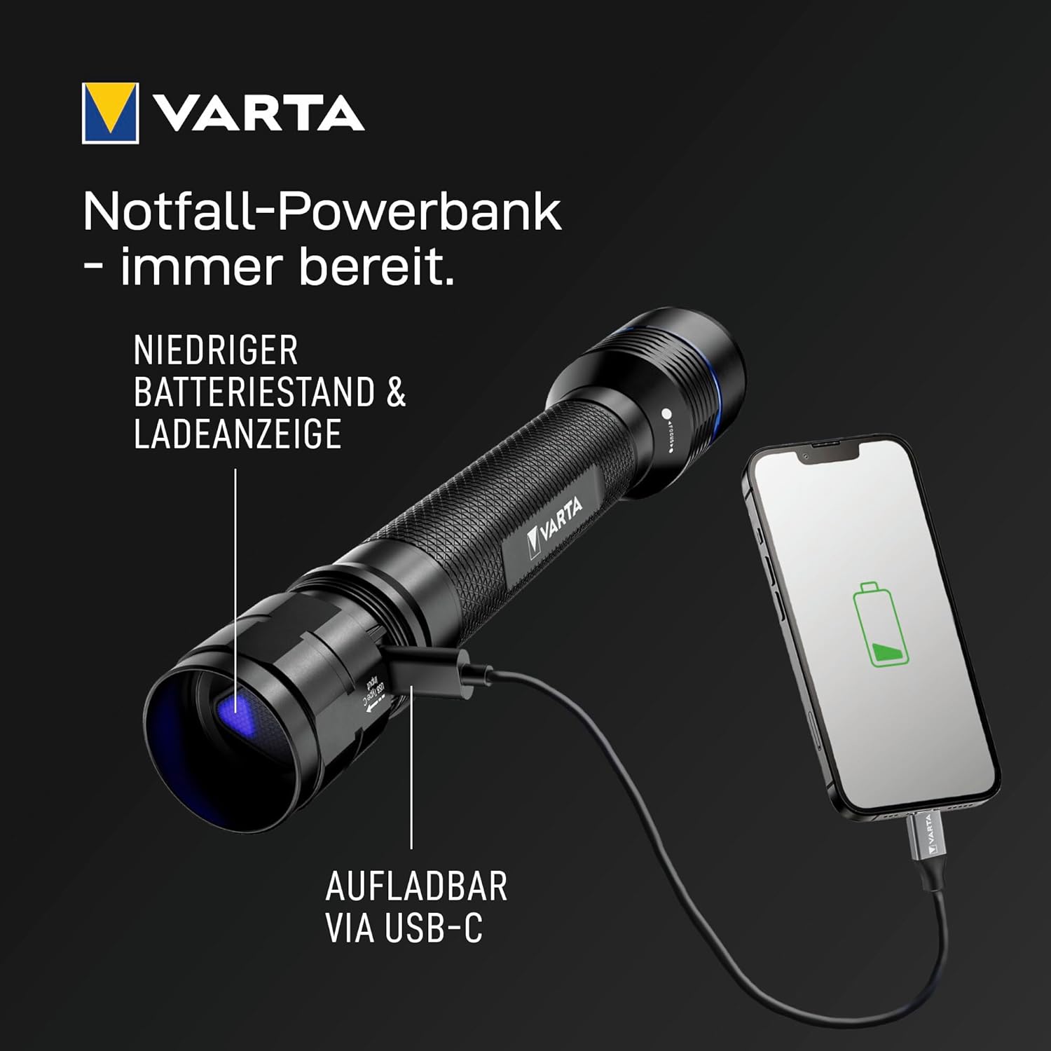 VARTA Taschenlampen NIGHT CUTTER PRO F40R