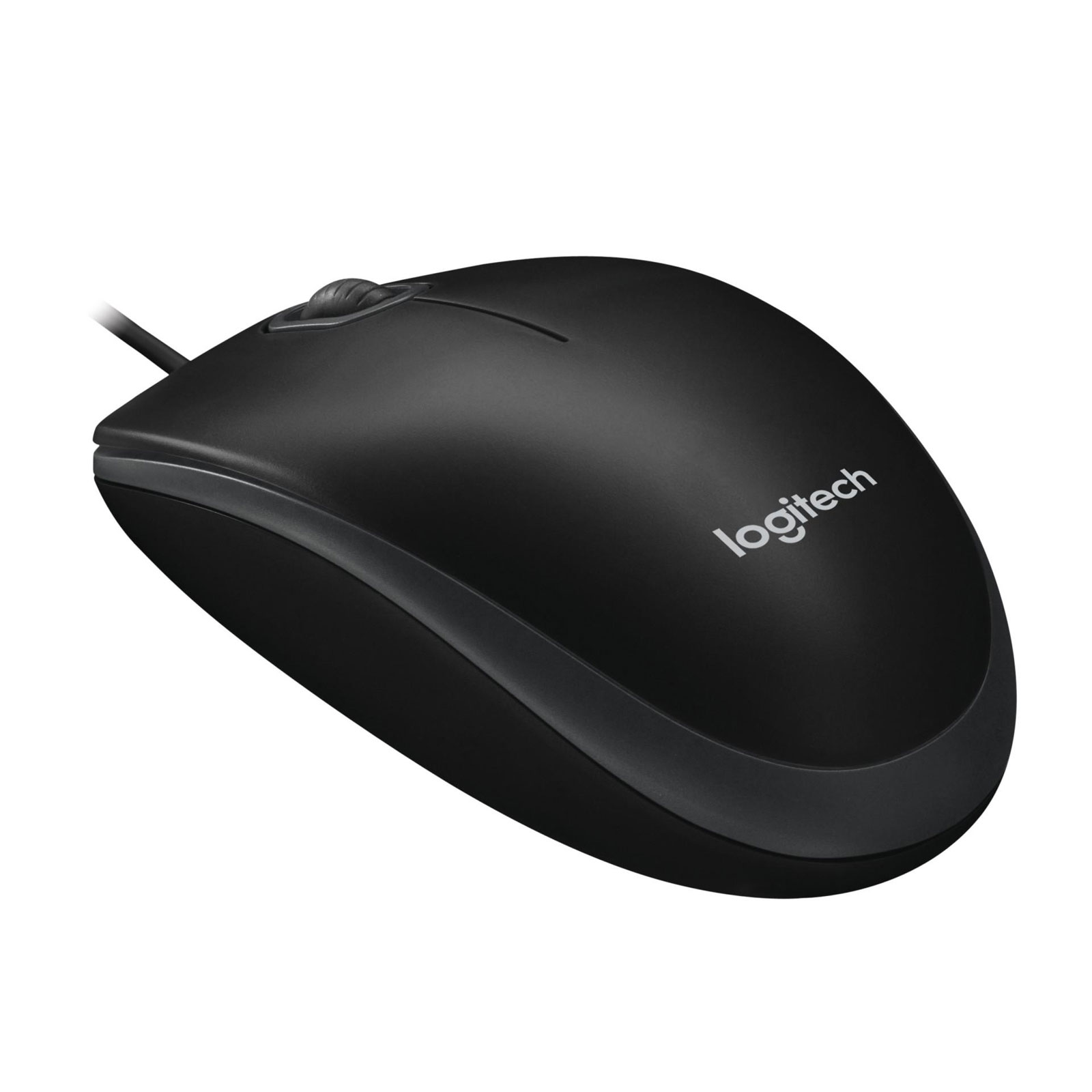 Logitech B100 Optical USB Mouse, schwarz Maus