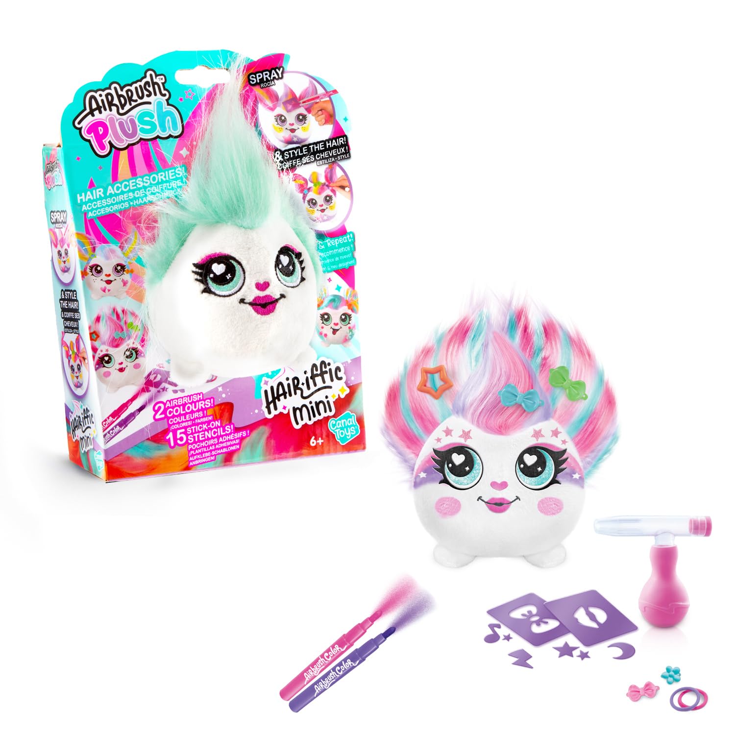 Canal Toys - Airbrush Plush - Mini Plüschtier zum Stylen & Dekorieren