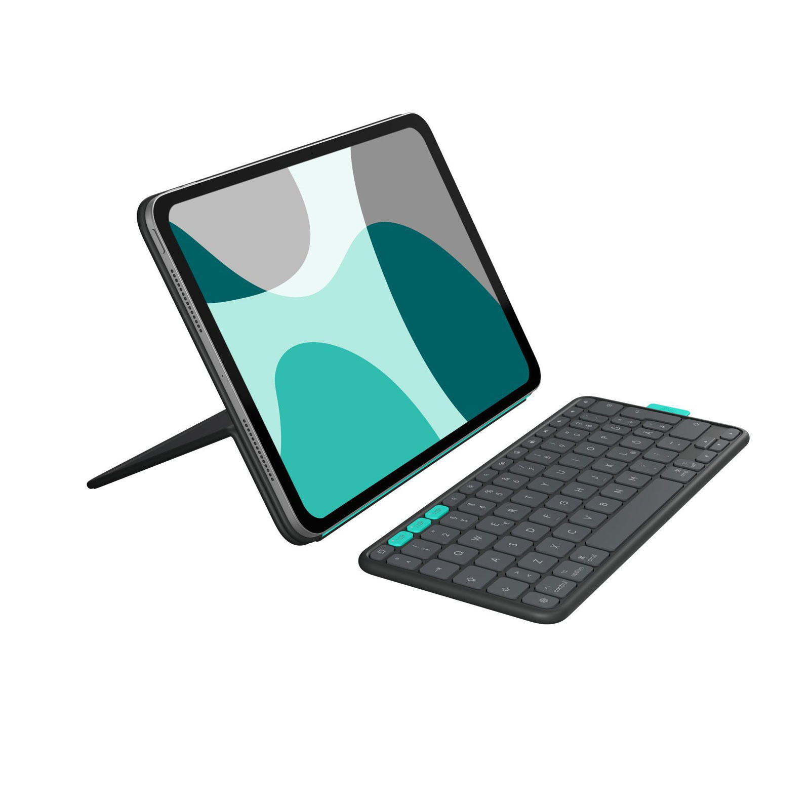 Logitech Folio Touch, graphite, für iPad Pro &; iPad Air 11 Zoll Tablet-Tastatur