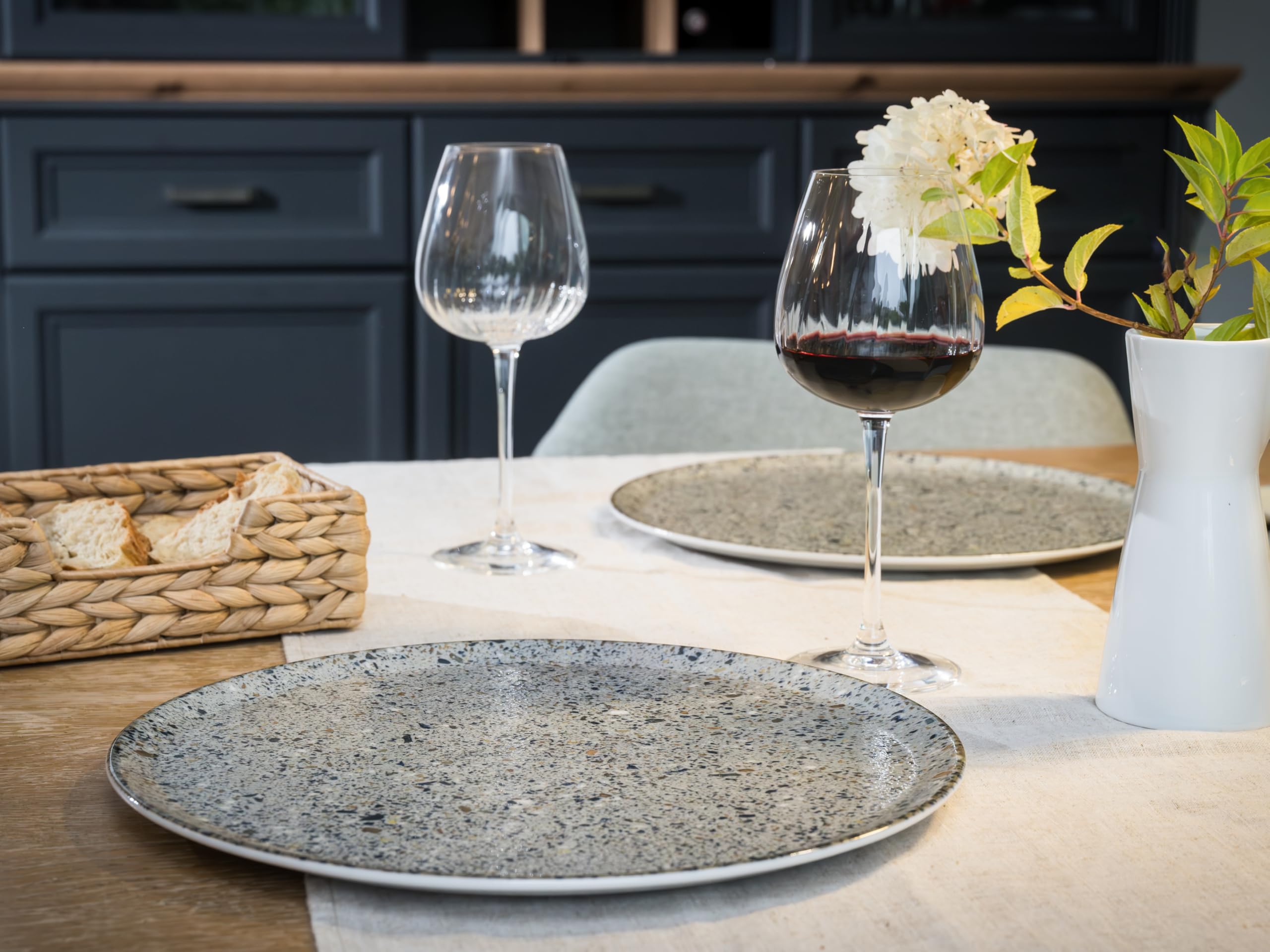 Creatable, 24694, Serie Stone Collection Genua, 4-teiliges Geschirrset