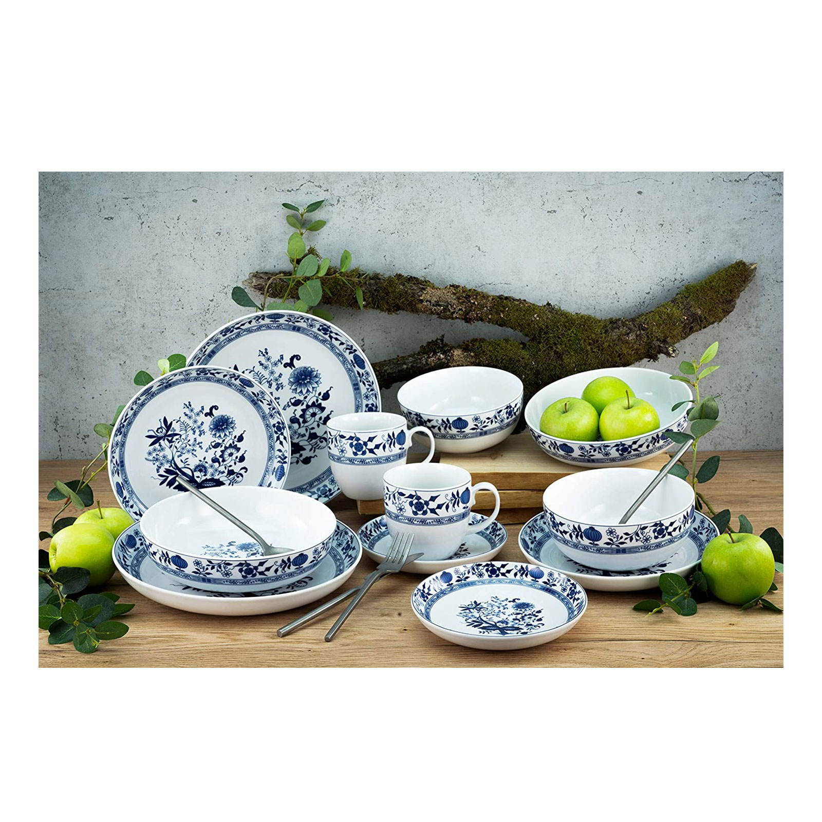 CreaTable Serie AllRound Zwiebelmuster, Kombiservice 10-tlg ( mo ) CreaTable Serie AllRound Zwiebelmuster, Kombiservice 10-tlg ( mo )
