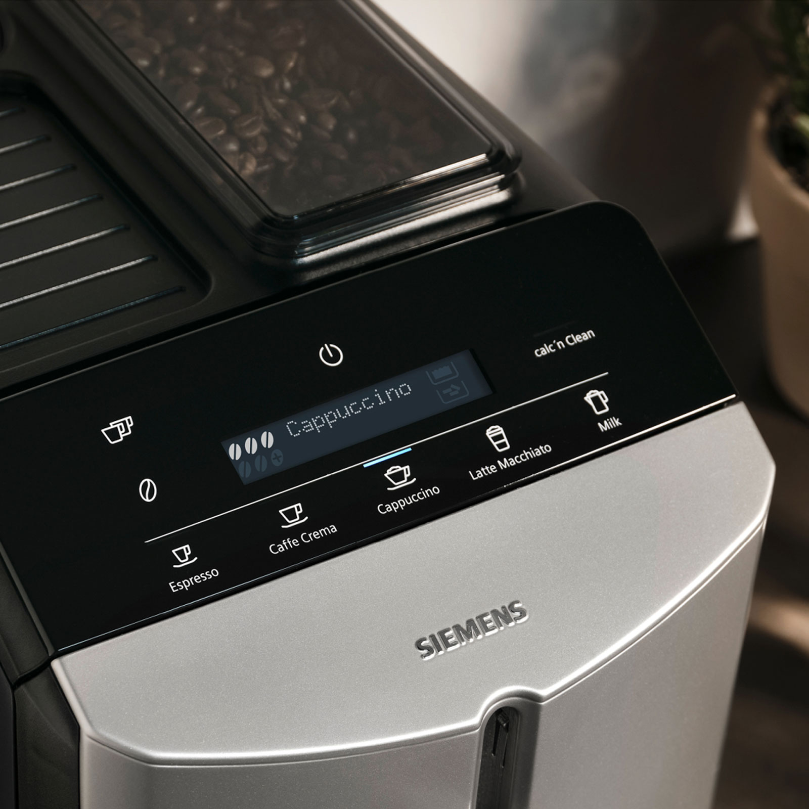 Siemens TF303E07 Kaffeevollautomat EQ.300 inox silber metallic Siemens TF303E07 Kaffeevollautomat EQ.300 inox silber metallic