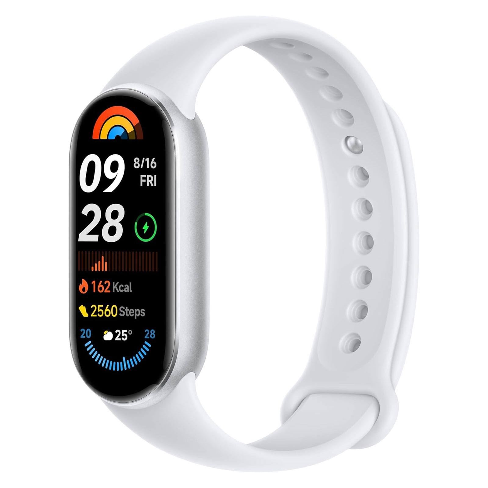 Xiaomi Smart Band 9 Midnight Glacier Silver Fitness Tracker