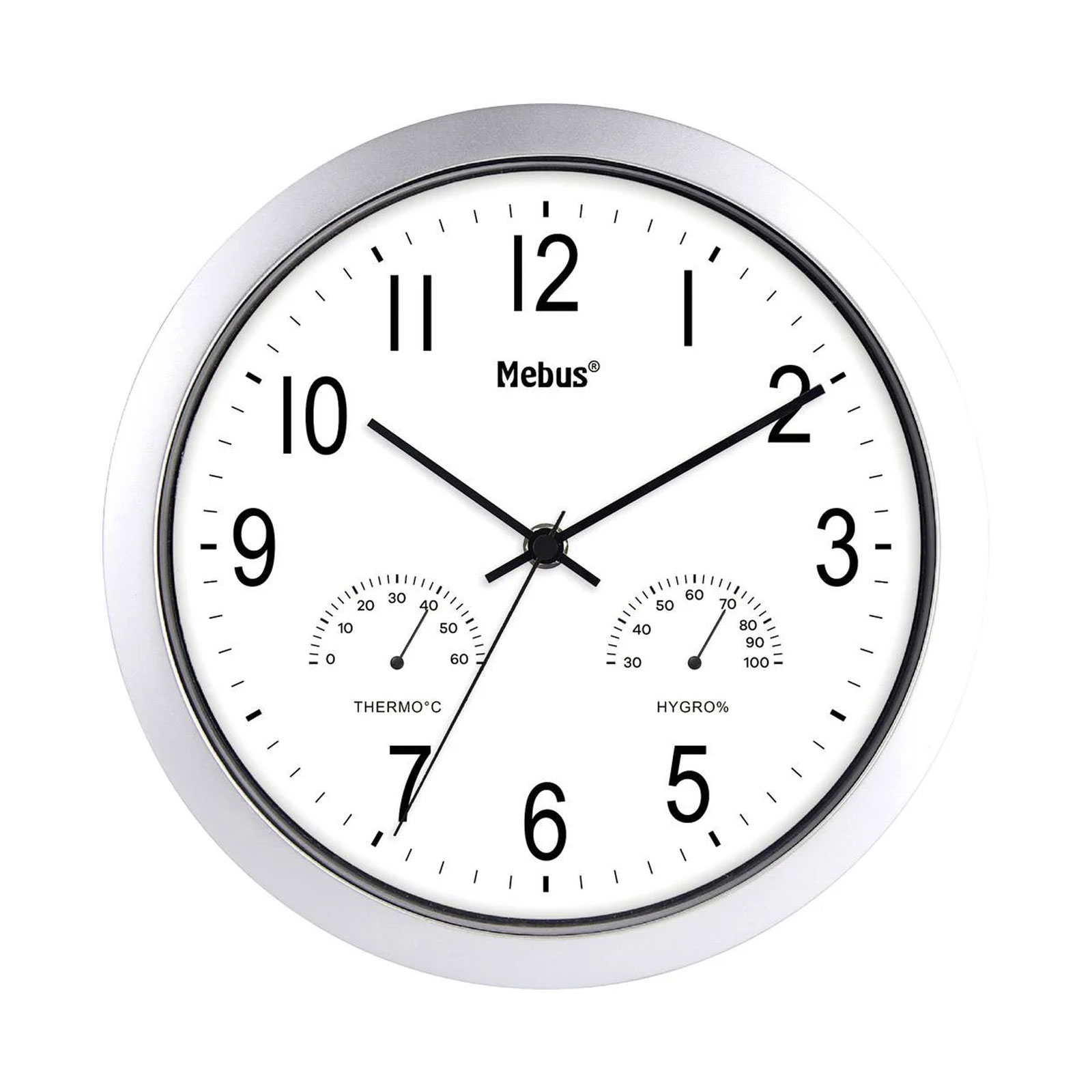 MEBUS 06992 Quarz-Wanduhr