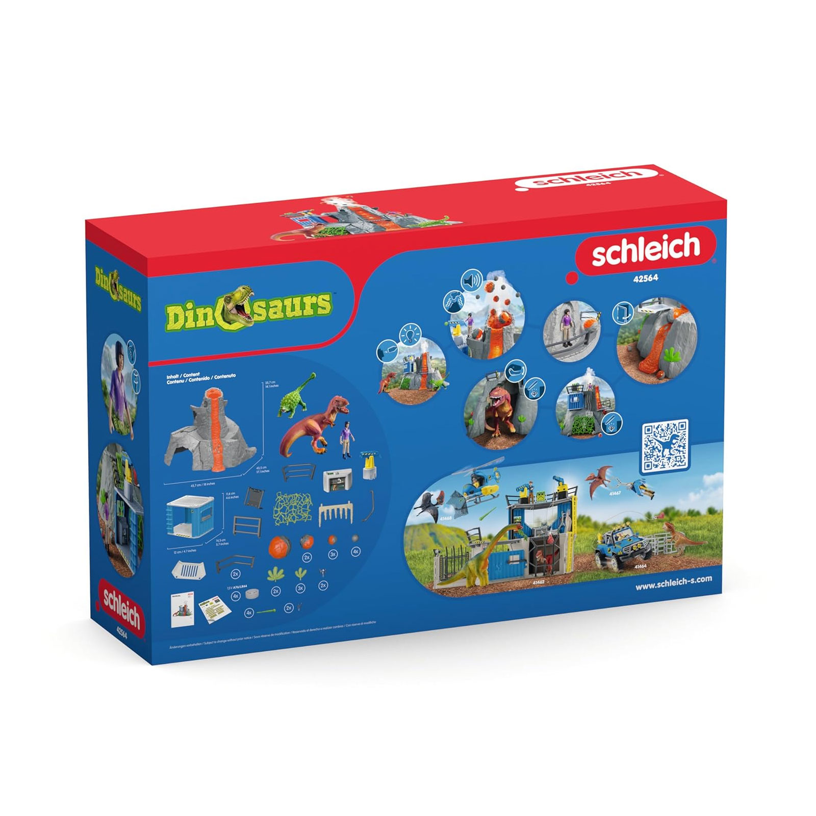 Schleich Große Vulkan-Expedition Spielfiguren-Set (42564)