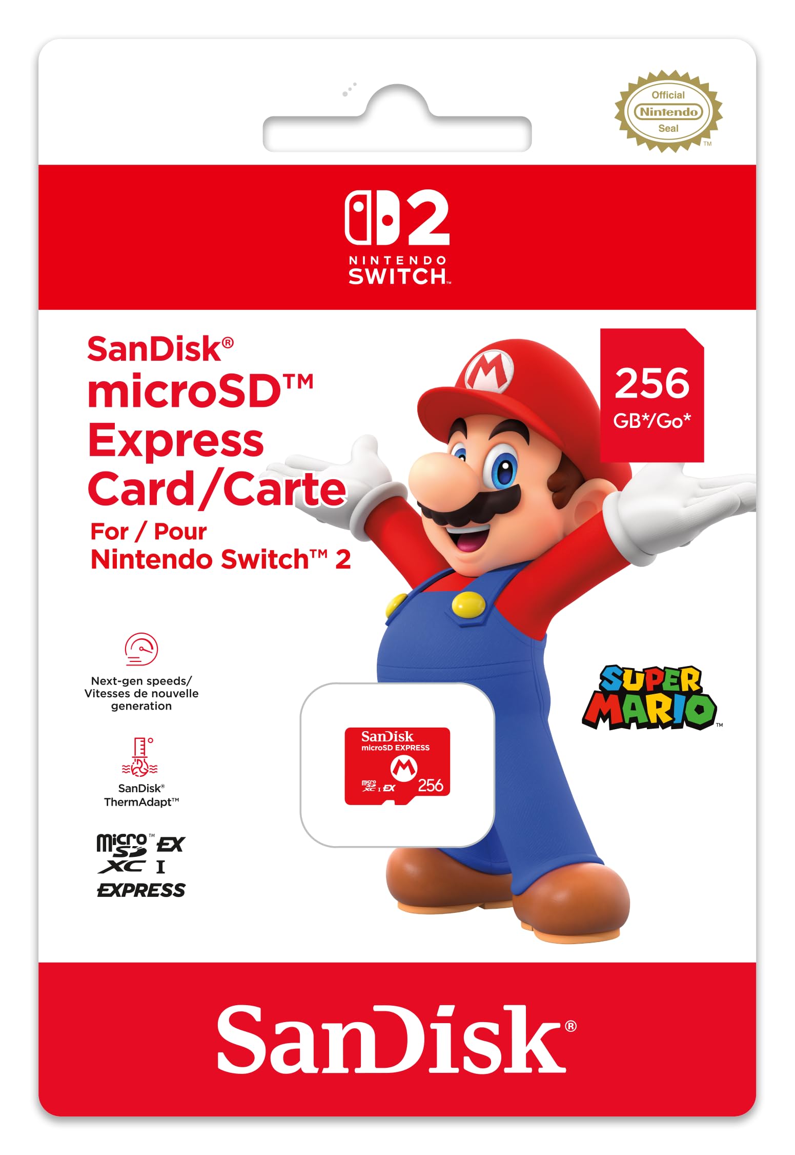 SanDisk microSD EXPRESS Card 256 GB Speicherkarte