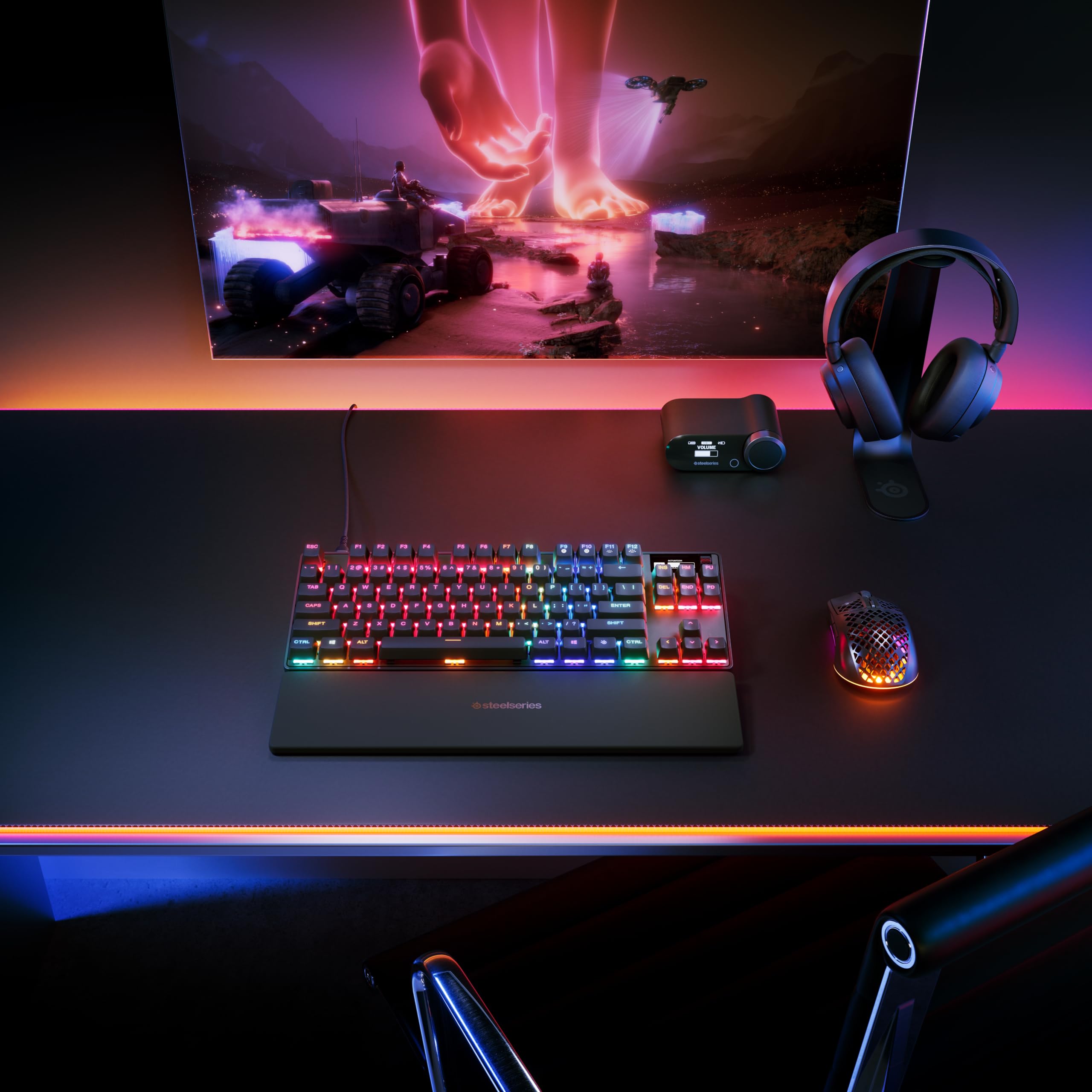 SteelSeries Apex Pro TKL Gen 3 - HyperMagnetic Gaming Tastatur