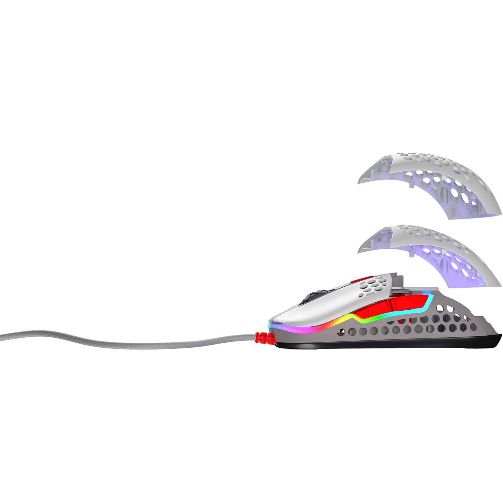 Xtrfy M42 RGB Ultraleichte Modul-Gaming-Maus, Retro, M42-RGB-RETRO