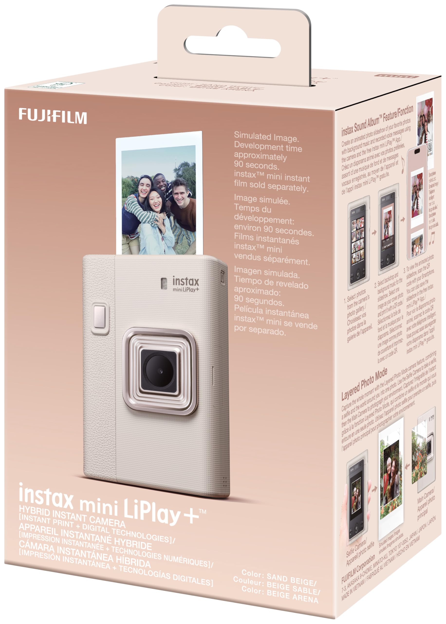 instax mini LiPlay+ hybride Sofortbildkamera