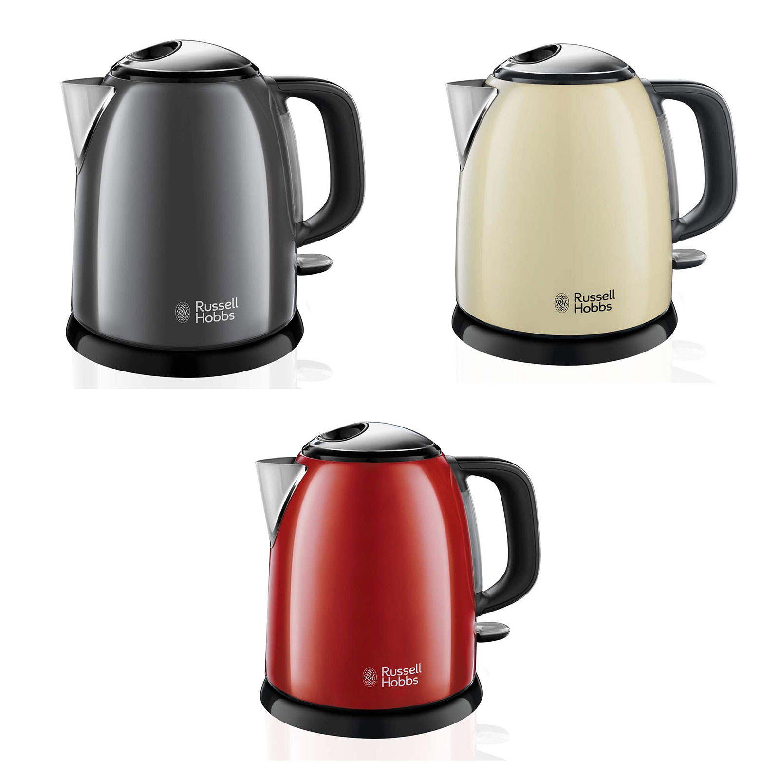 Russell Hobbs 24992-70 Colours Plus+ Flame Red Mini-Wasserkocher