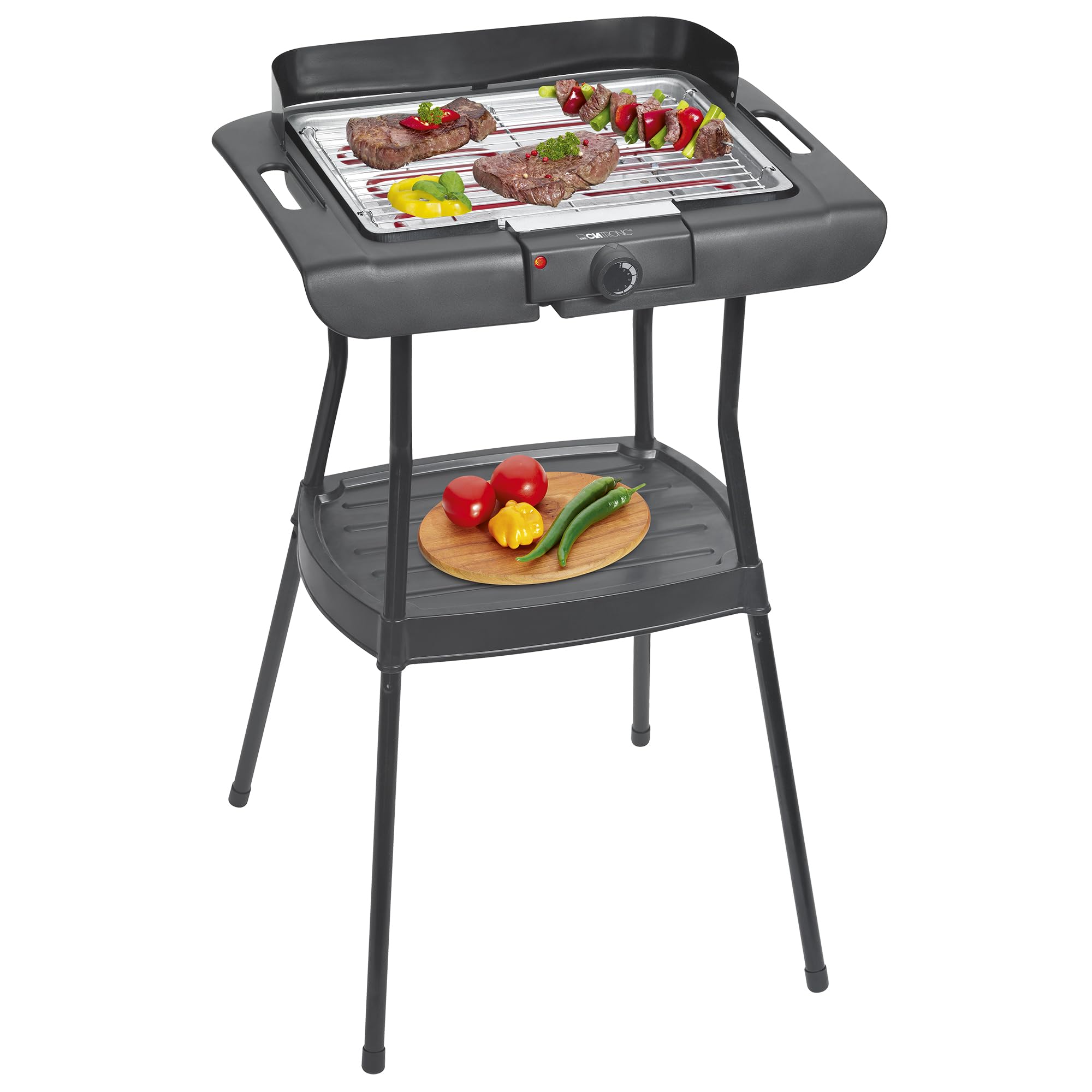 Clatronic® Stand- und Tischgrill | für innen und außen, BQS 3842