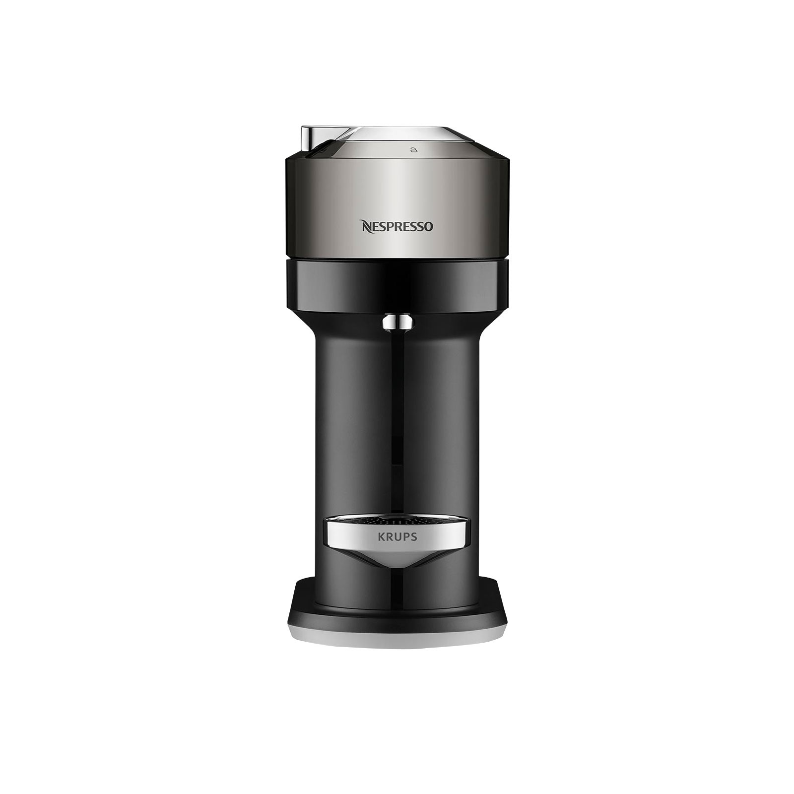 Krups XN 910C Nespresso Vertuo Next Dark Chrome + Nespresso Aeroccino 3 Milchaufschäumer