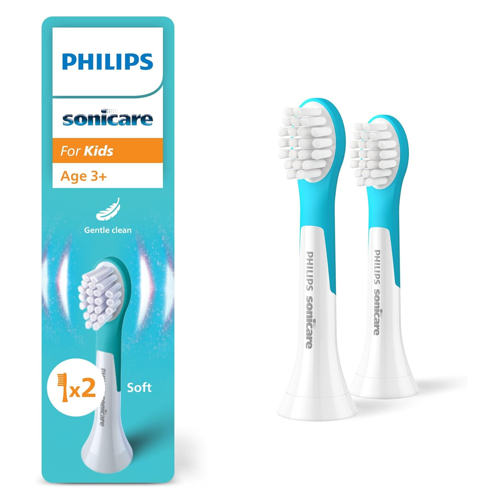 Philips HX6032/90 Sonicare For Kids Doppelpack Bürstenköpfe Philips HX6032/90 Sonicare For Kids Doppelpack Bürstenköpfe