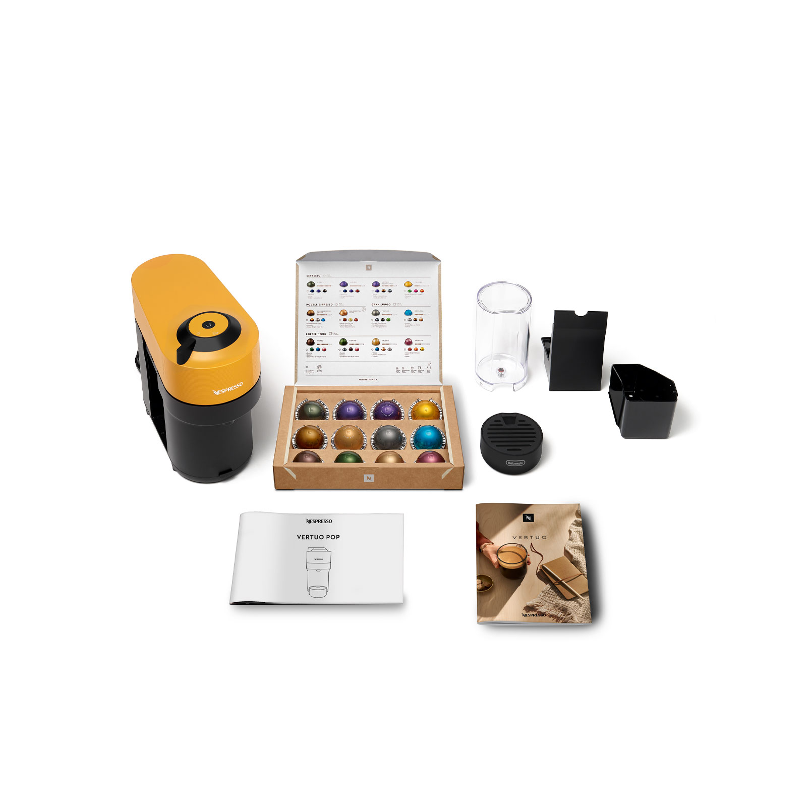DeLonghi ENV90.Y  Vertuo Pop Nespresso Kapselmaschine + Aeroccino 3 Milchschäumer DeLonghi ENV90.Y  Vertuo Pop Nespresso Kapselmaschine + Aeroccino 3 Milchschäumer