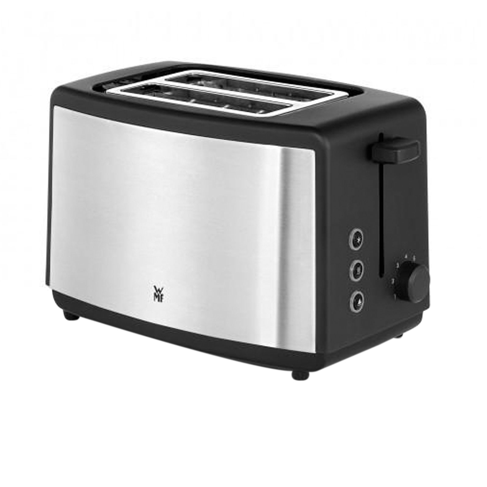 WMF BUENO Toaster Cromargan matt/schwarz 2 Schlitz-Toaster 680-800 Watt