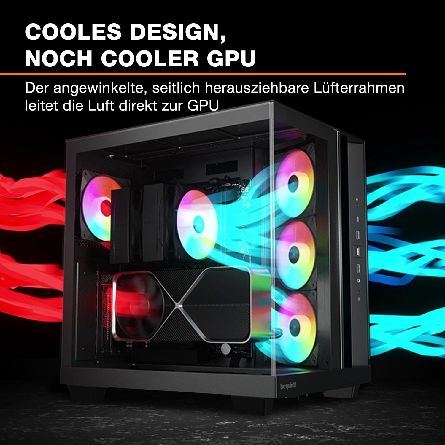 be quiet! Light Base 500 LX Black PC-Gehäuse