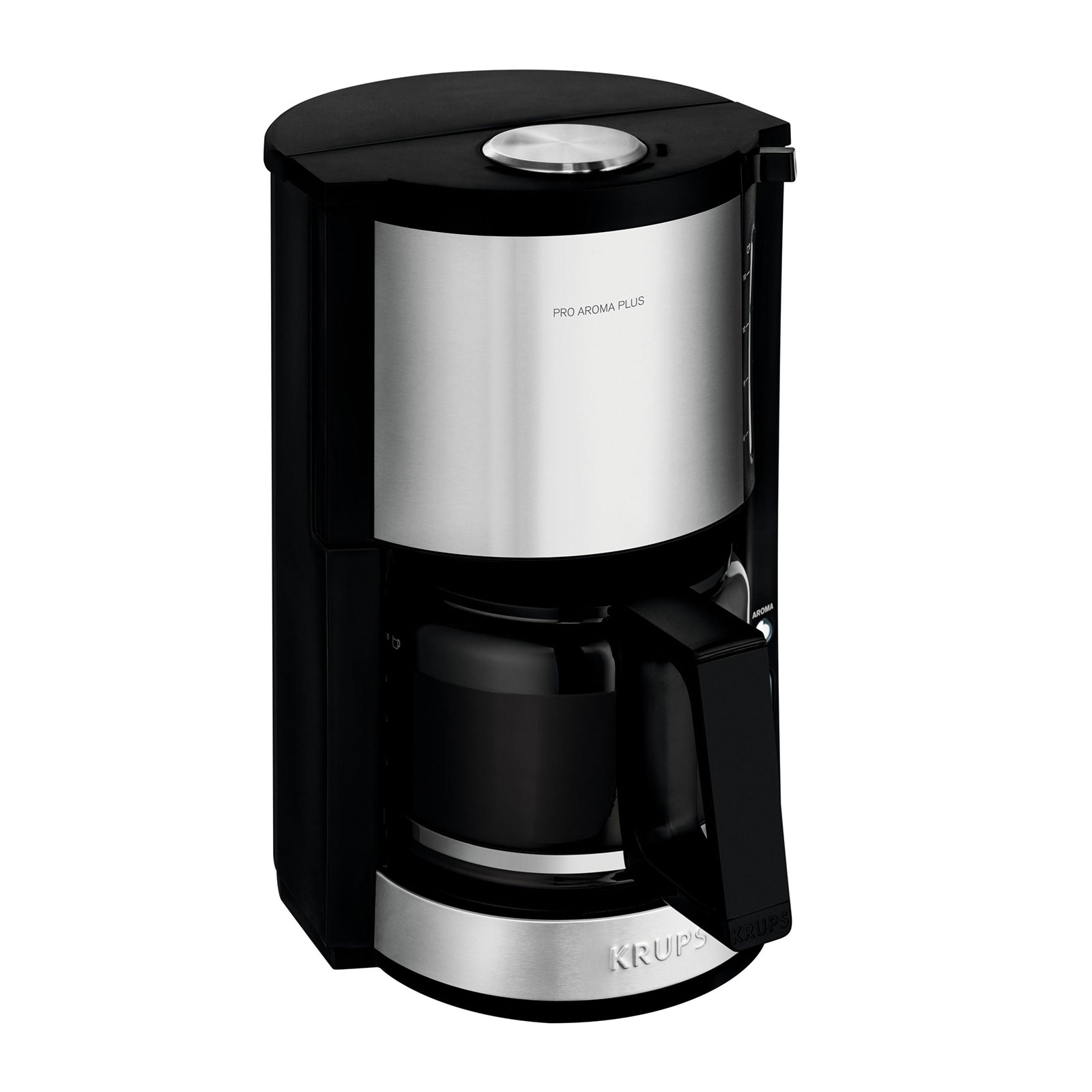 Krups KM 3210.SA ProAroma Plus Glas-Kaffeemaschine + Isolierkanne Samba von Emsa