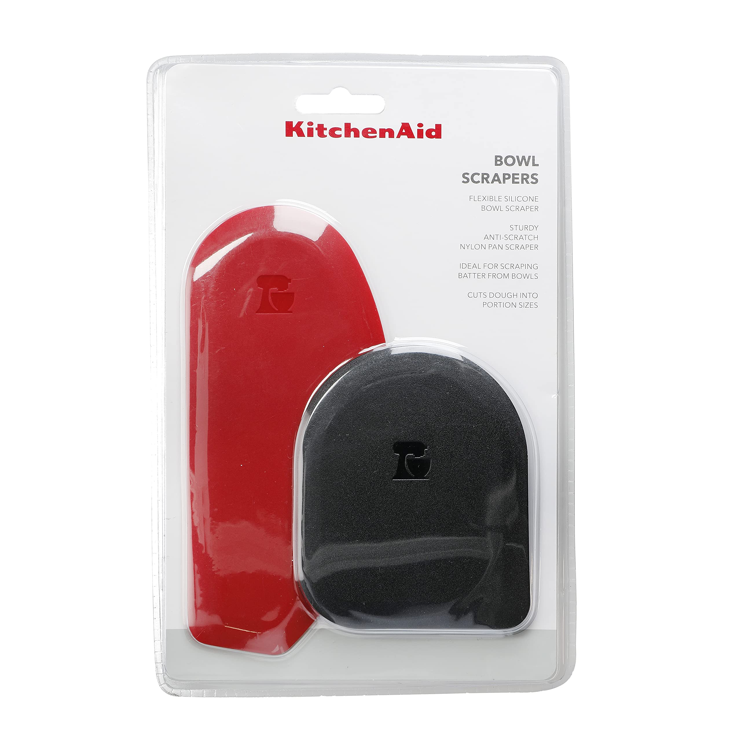KitchenAid 2-teiliges Set aus Topfschaber und Silikonschaber