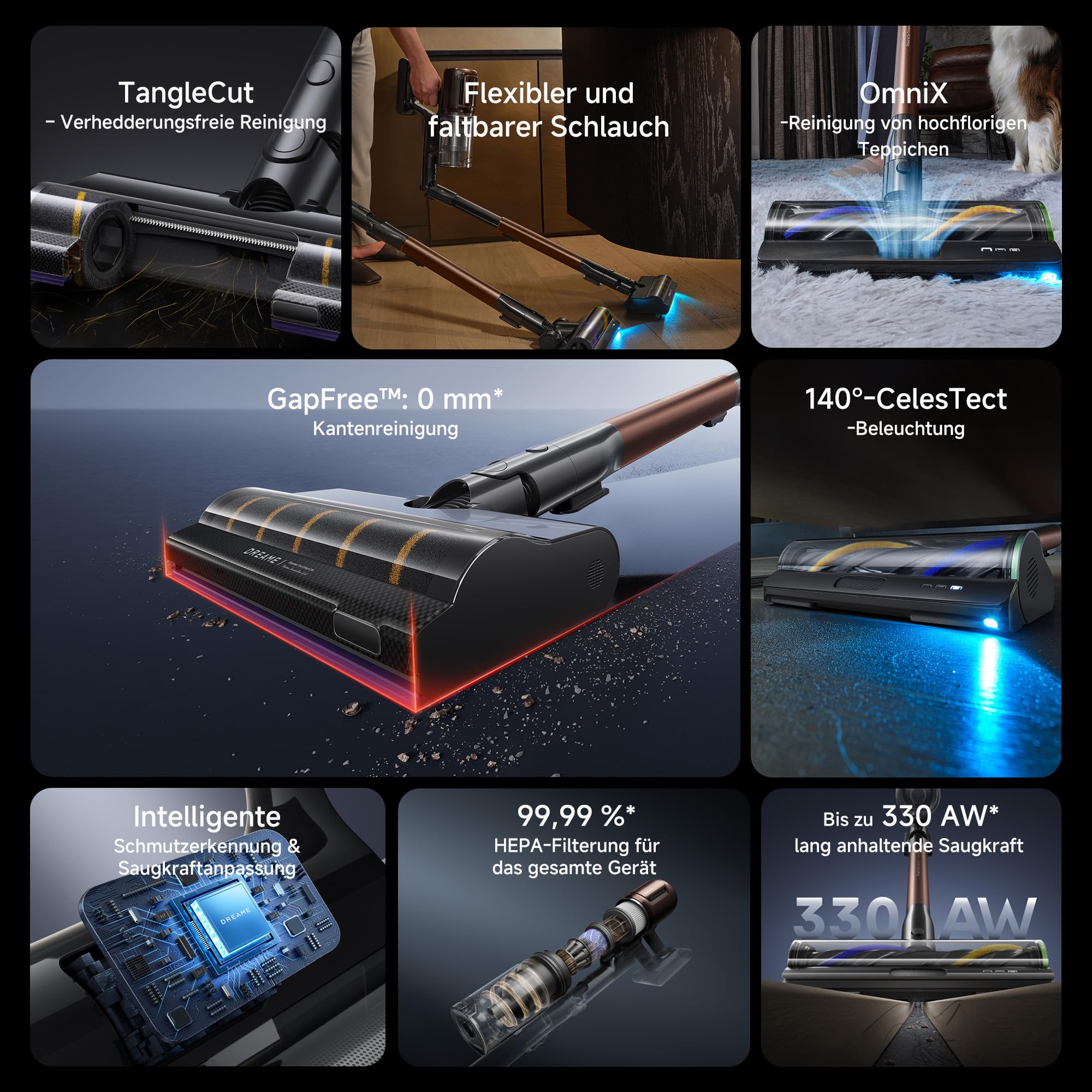 dreame V30 Pro Akku Staubsauger kabellos beutellos