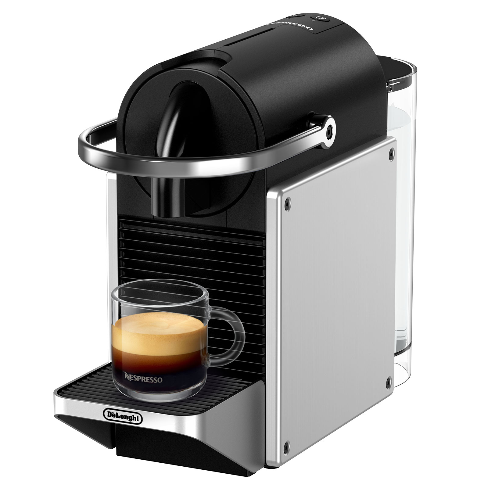 De'Longhi EN127.S PIXIE Re-Design silber Nespresso-Kapselmaschine