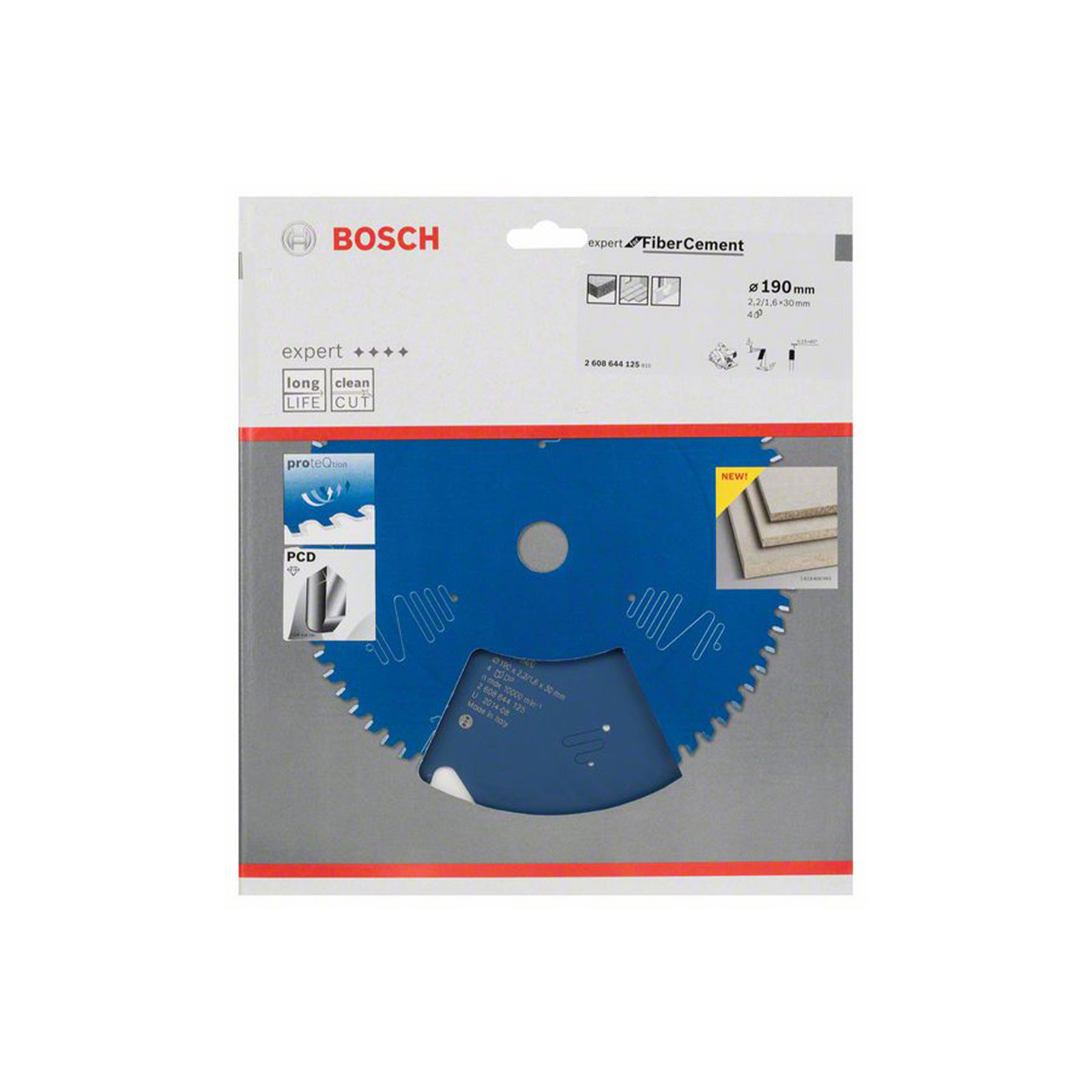 Bosch Professional Kreissaegeblatt Expert for Fibre Cement, 190 x 30 x 2,2 mm, 4