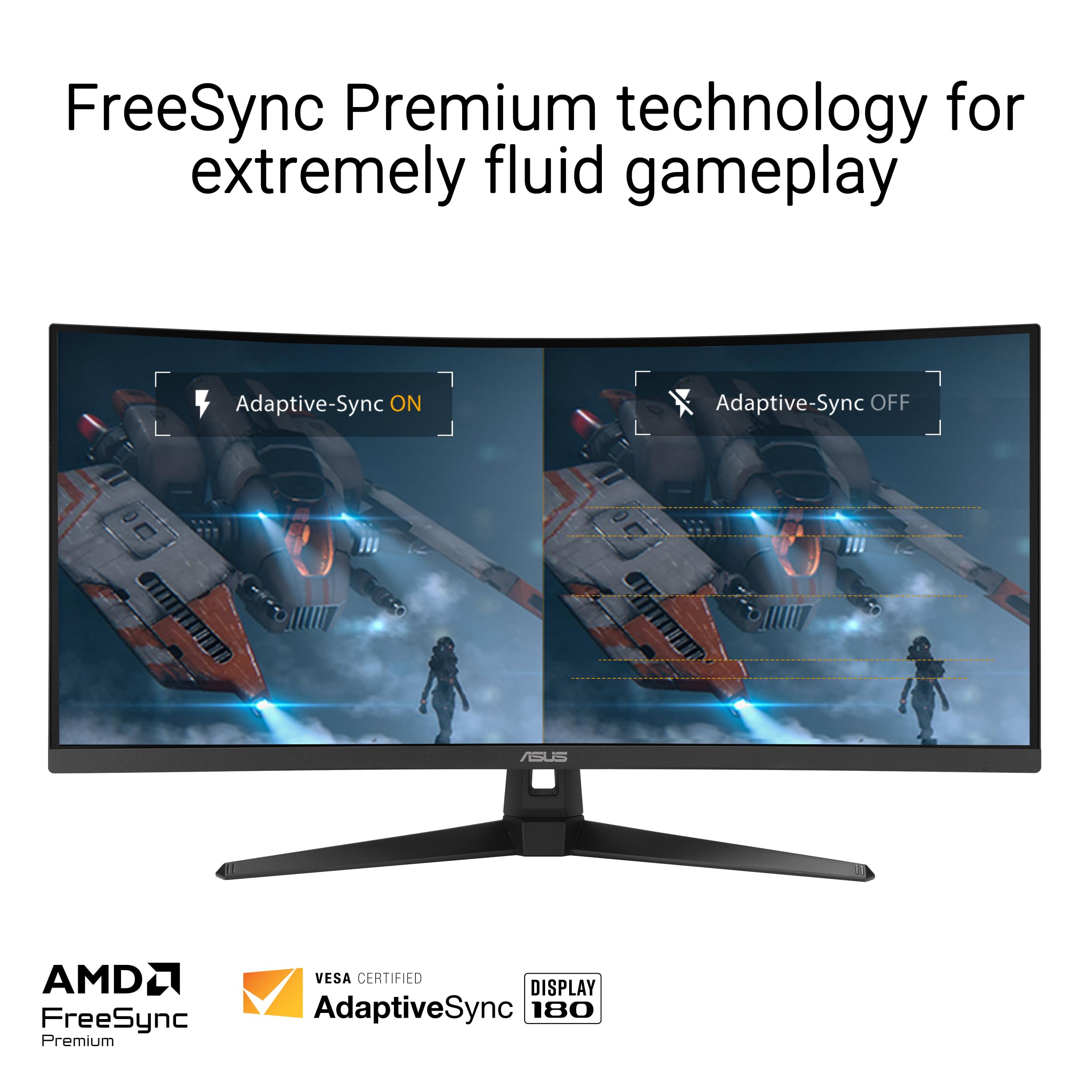 ASUS TUF Gaming VG34VQ3B - 34 Zoll UWQHD Curved Monitor
