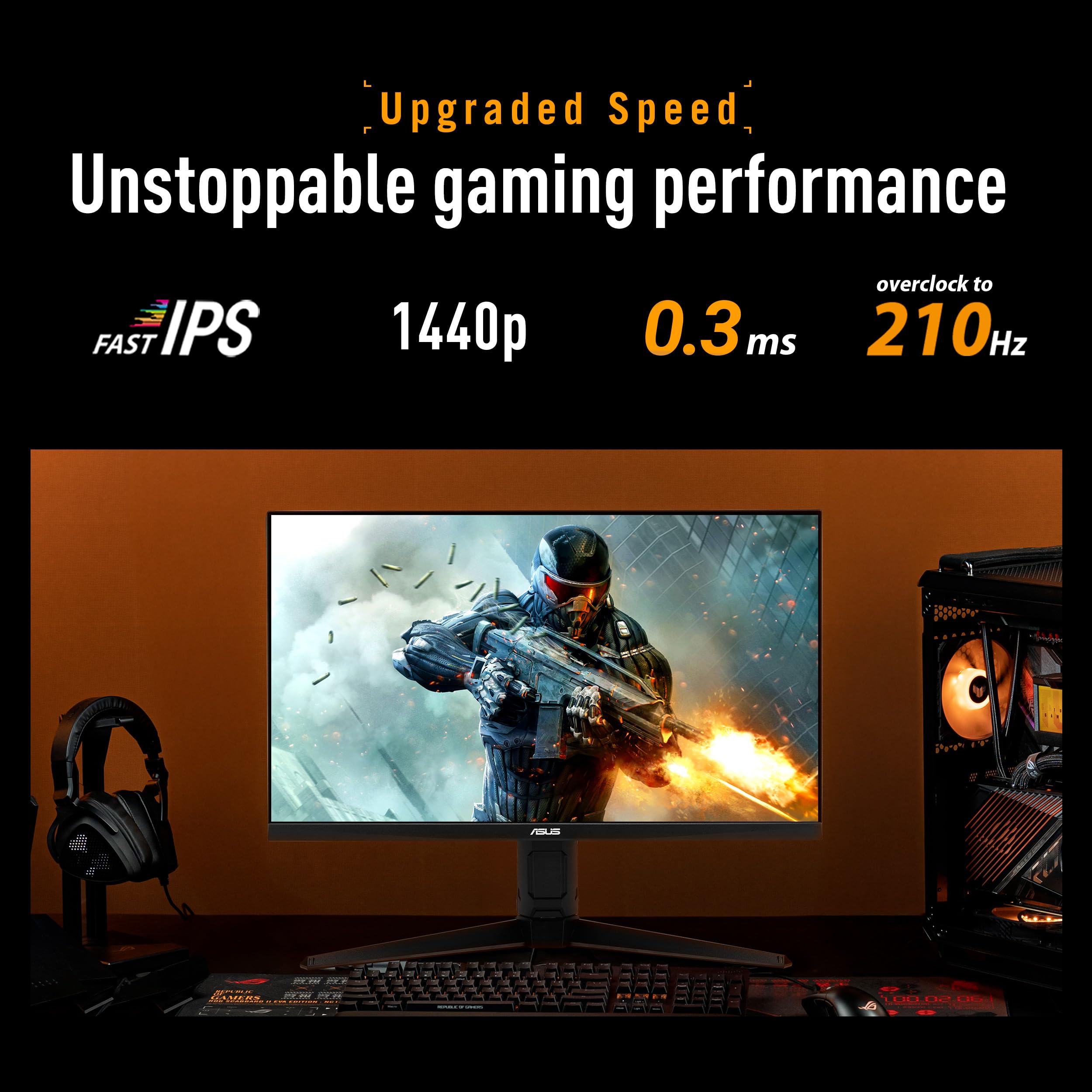 ASUS TUF Gaming VG27AQL5A 27 Zoll WQHD Monitor