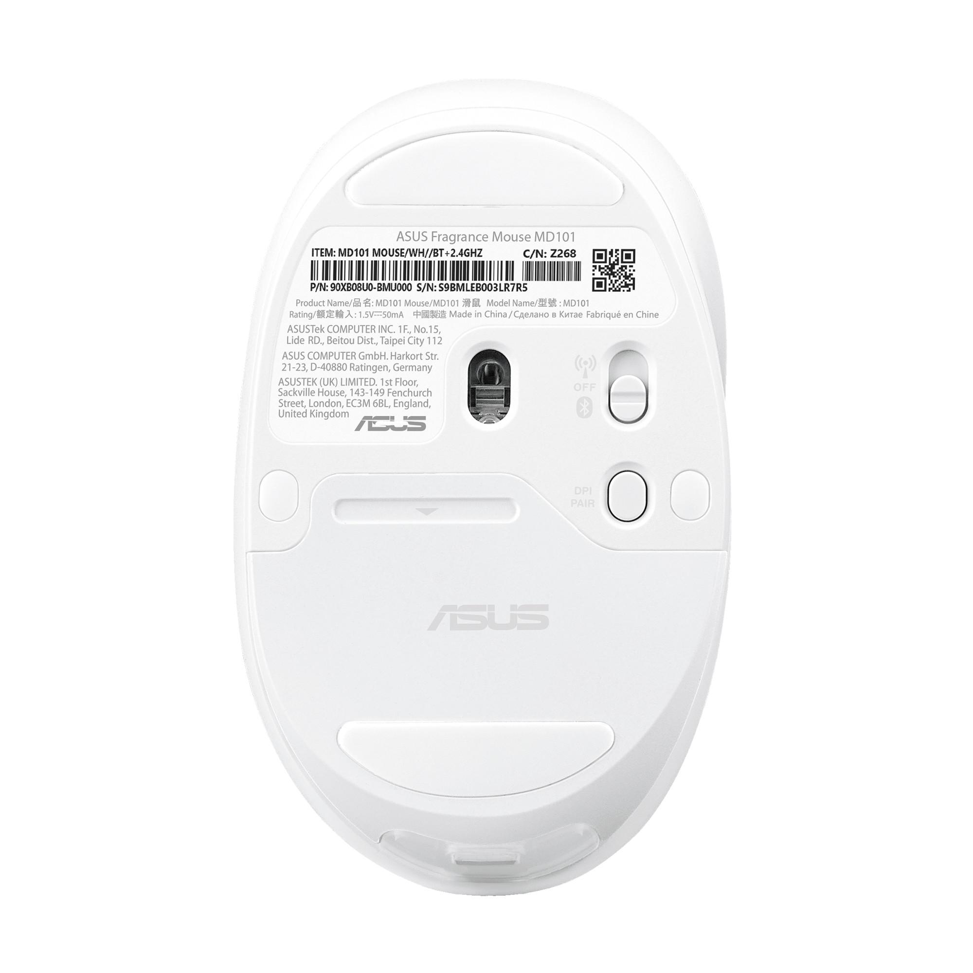 ASUS Fragrance Maus MD101, Weiß