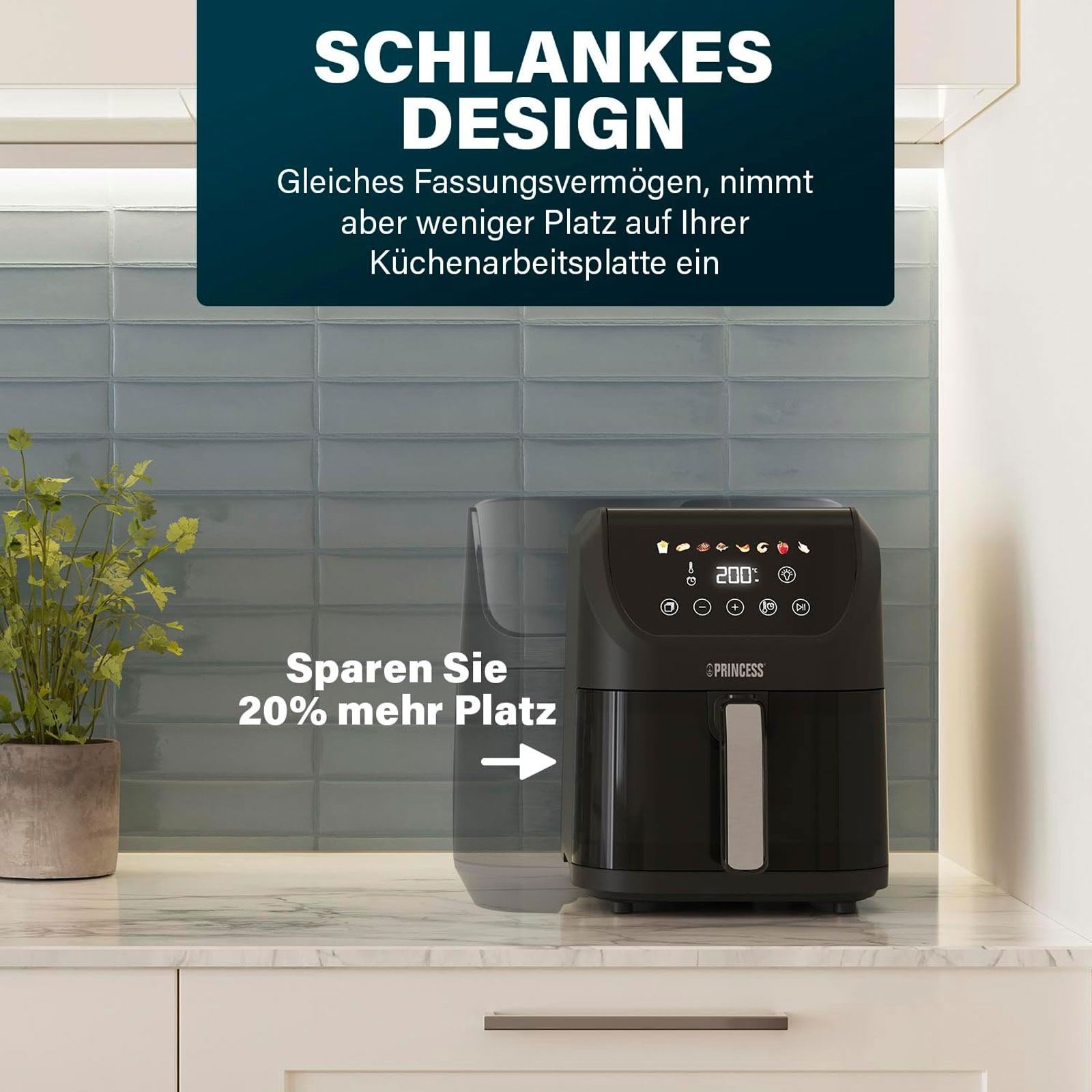 PRI 182476 SlimFry 8L Heißluft
