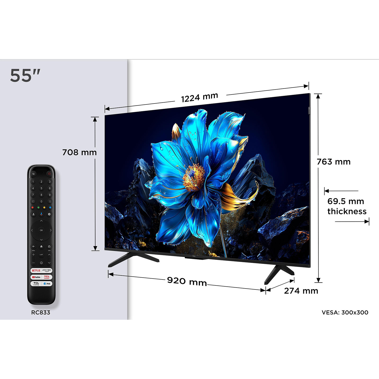 TCL 55QLED780K QLED TV