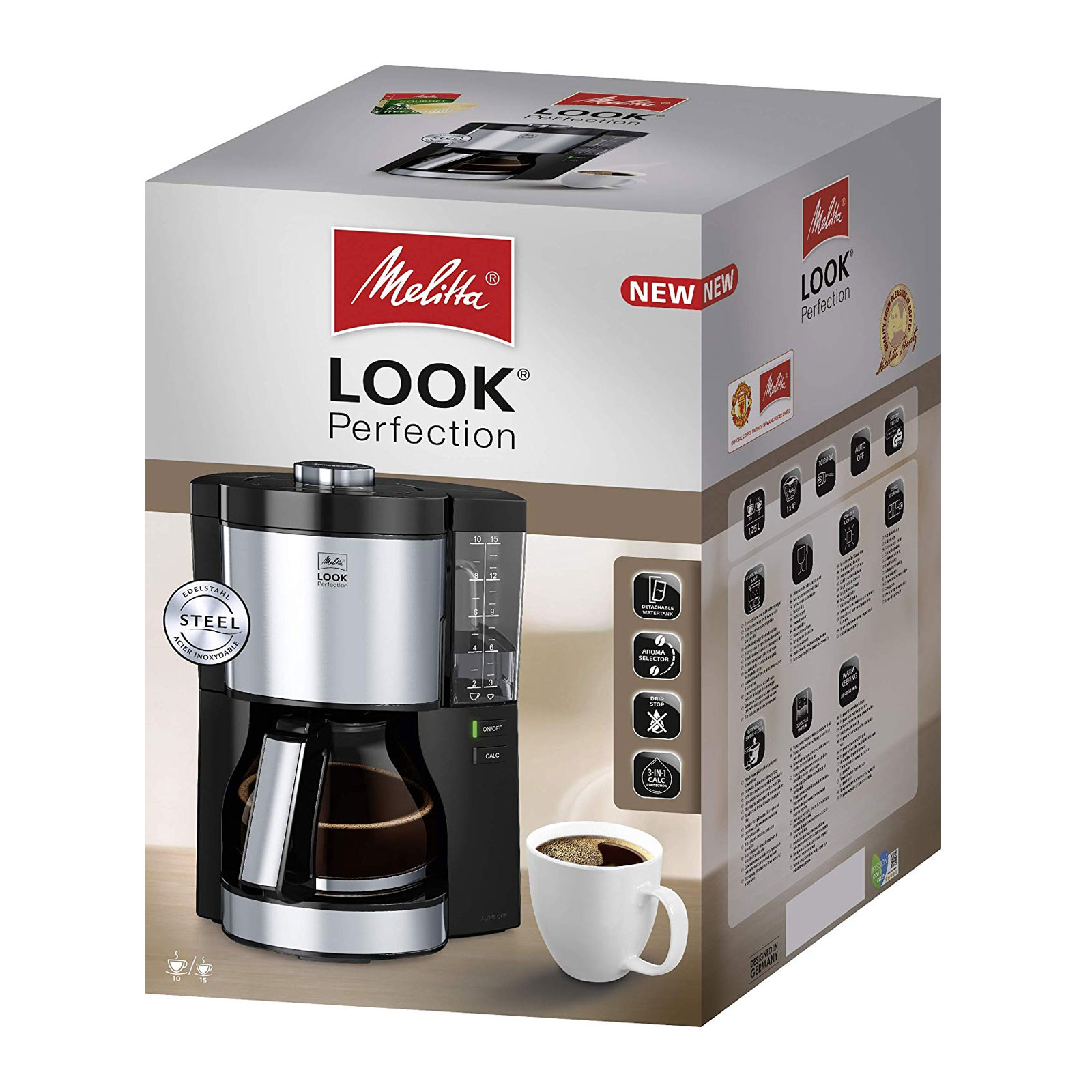 MELITTA 1025-06 Look V Perfection Kaffeeautomat schwarz