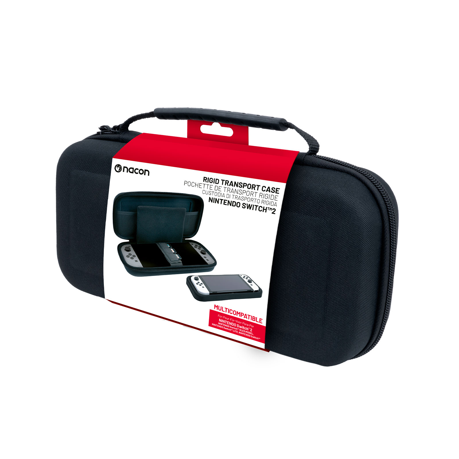BIGBEN Nintendo Switch 2 Tasche Classic, Schwarz, Größe L