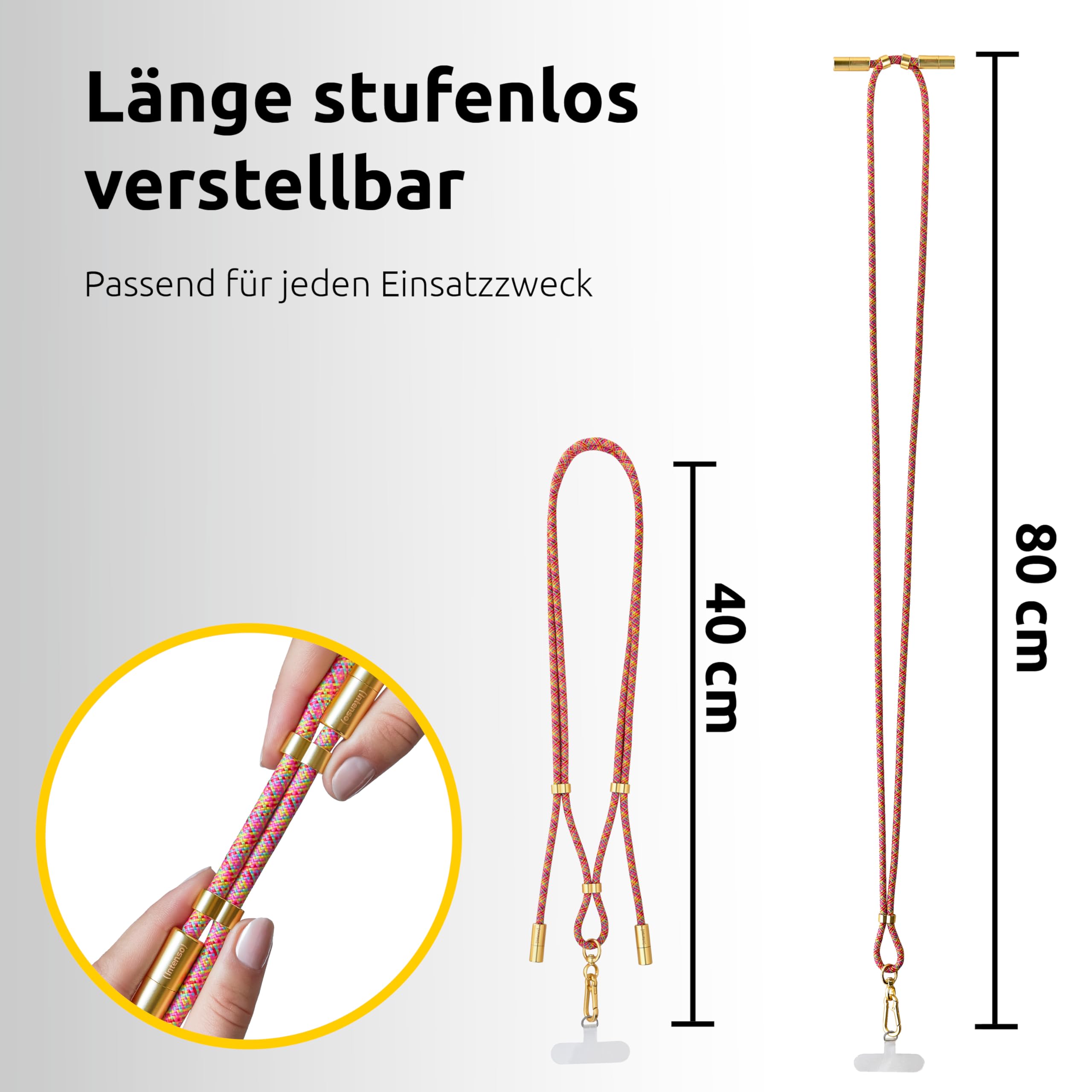 Intenso USB-C Lade- und Datenkabel Handykette