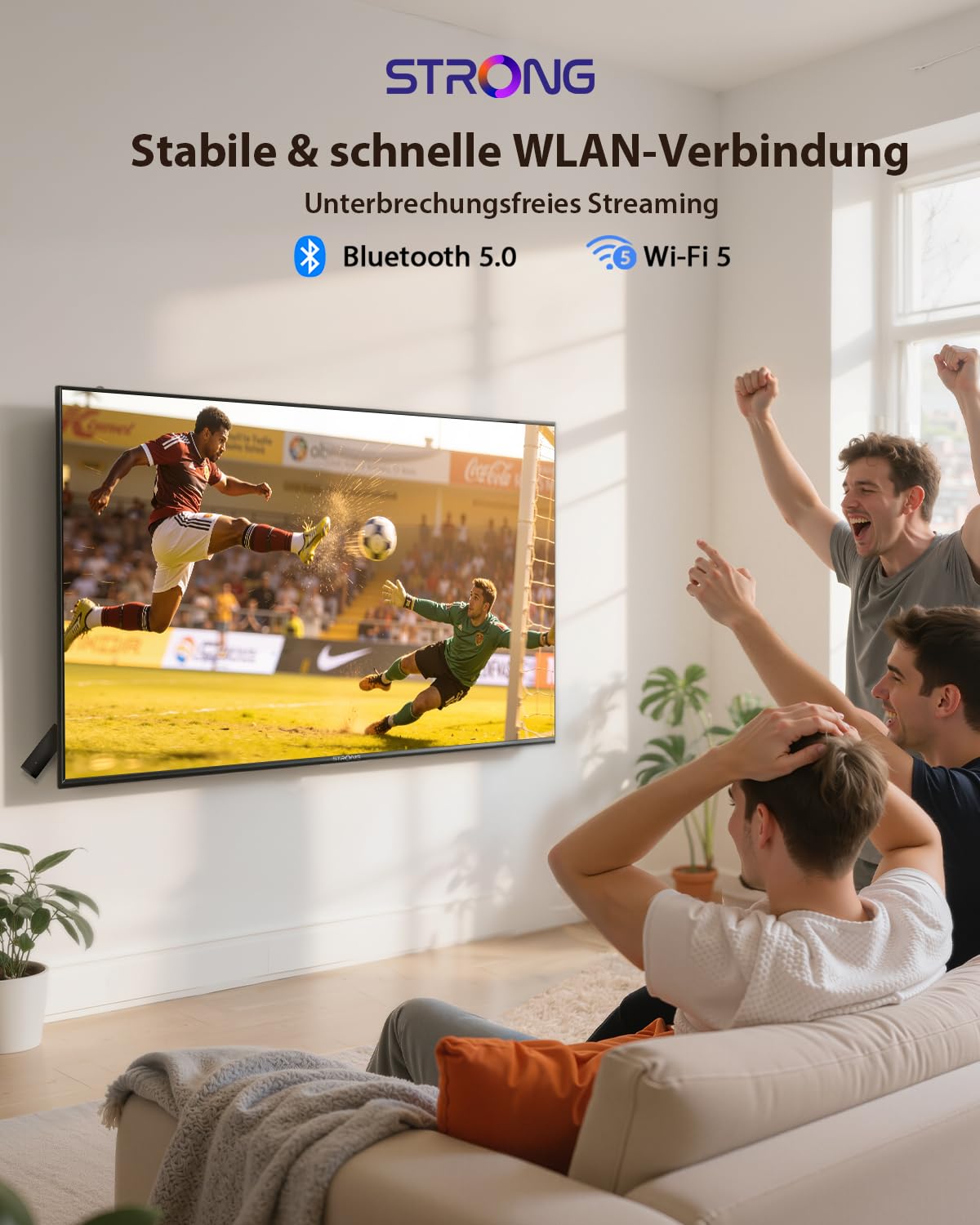STRONG LEAP-UNA+ TV Stick with Android 14, 8GB Storage