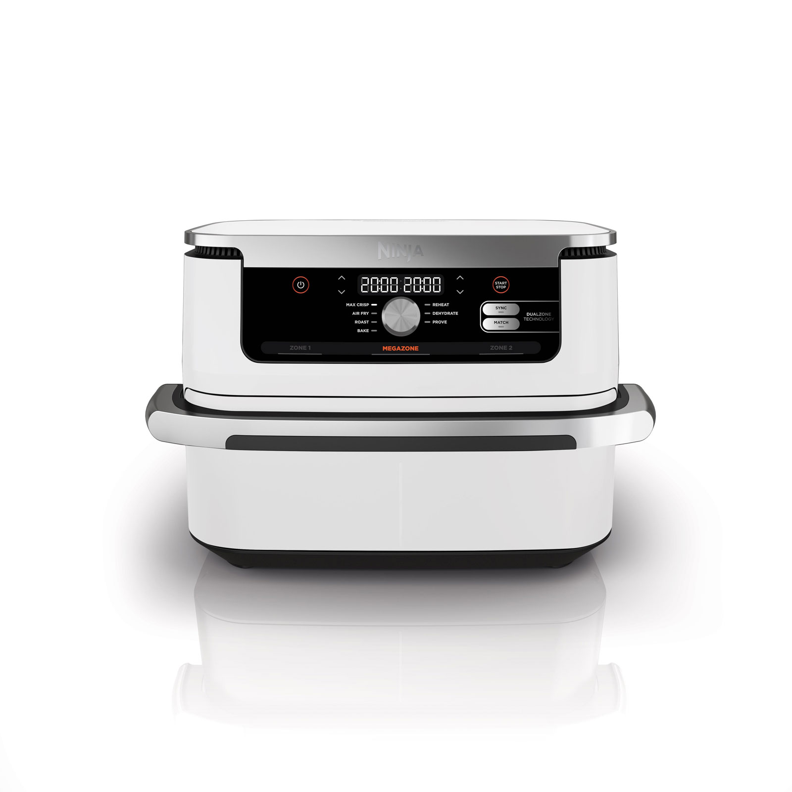 Ninja AF500EUWH Foodi FlexDrawer Doppel-Heißluftfritteuse