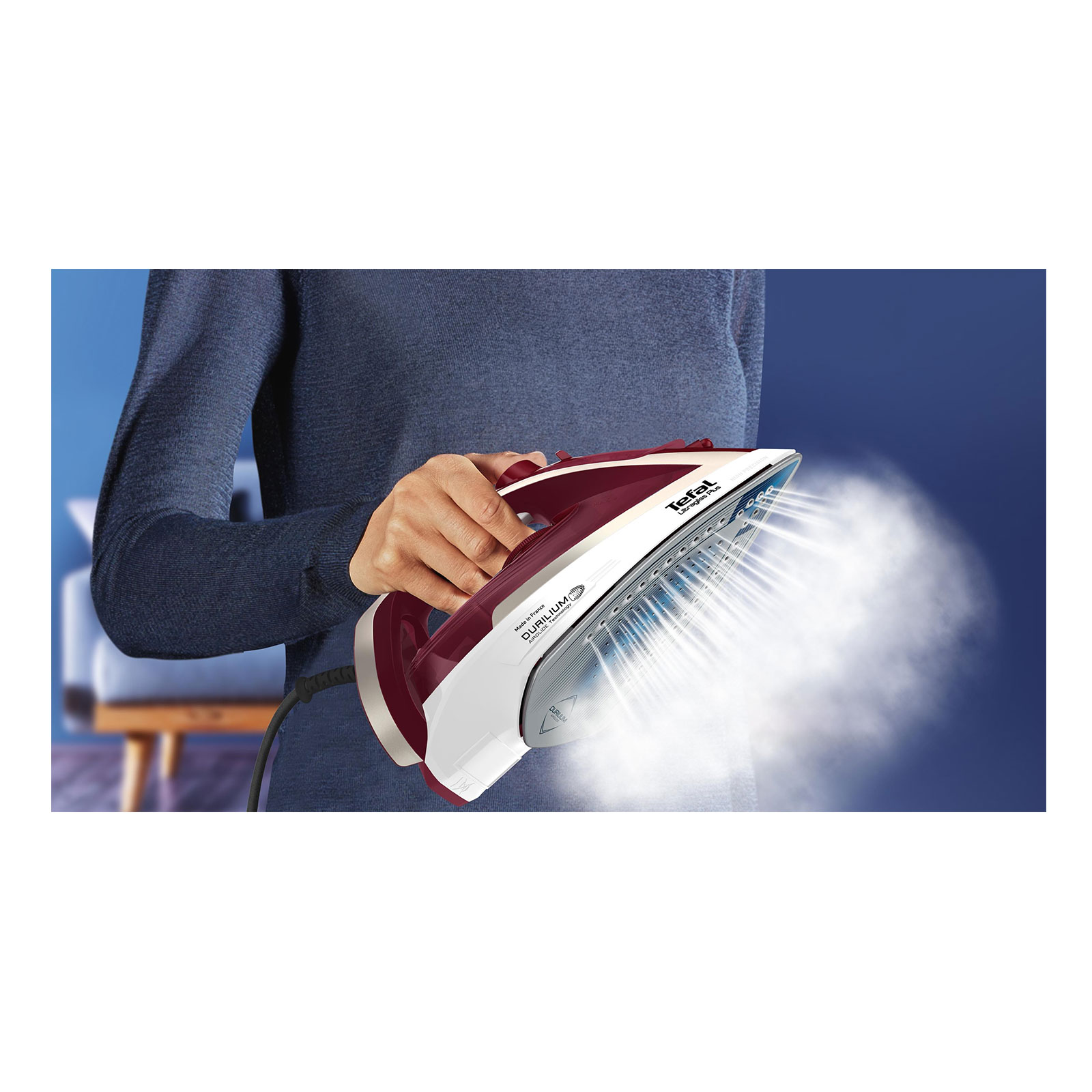 TEFAL FV 6810 Ultragliss Plus Dampfbügeleisen rot