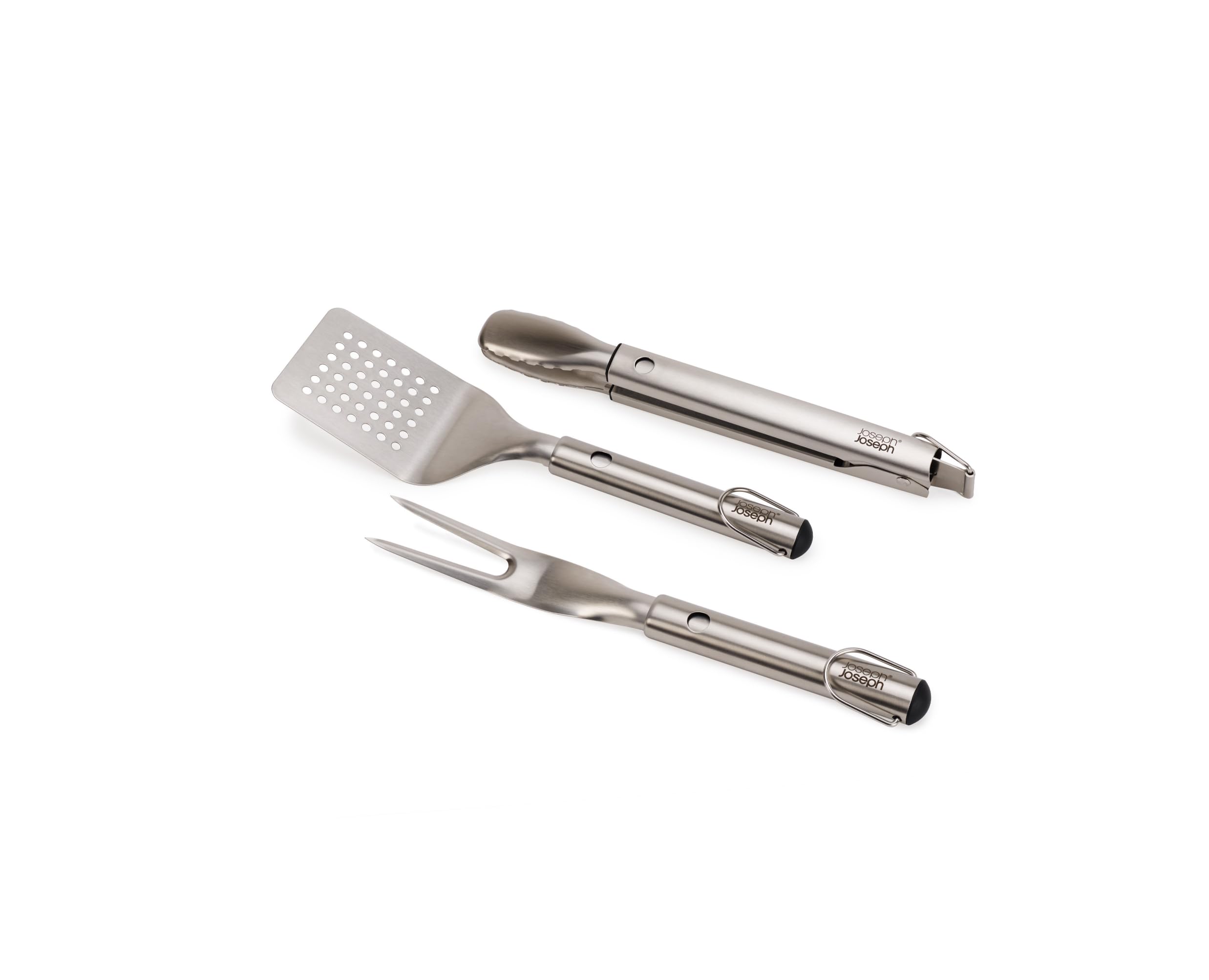Joseph Joseph GrillOut 3-teiliges Edelstahl BBQ-Utensilien-Set