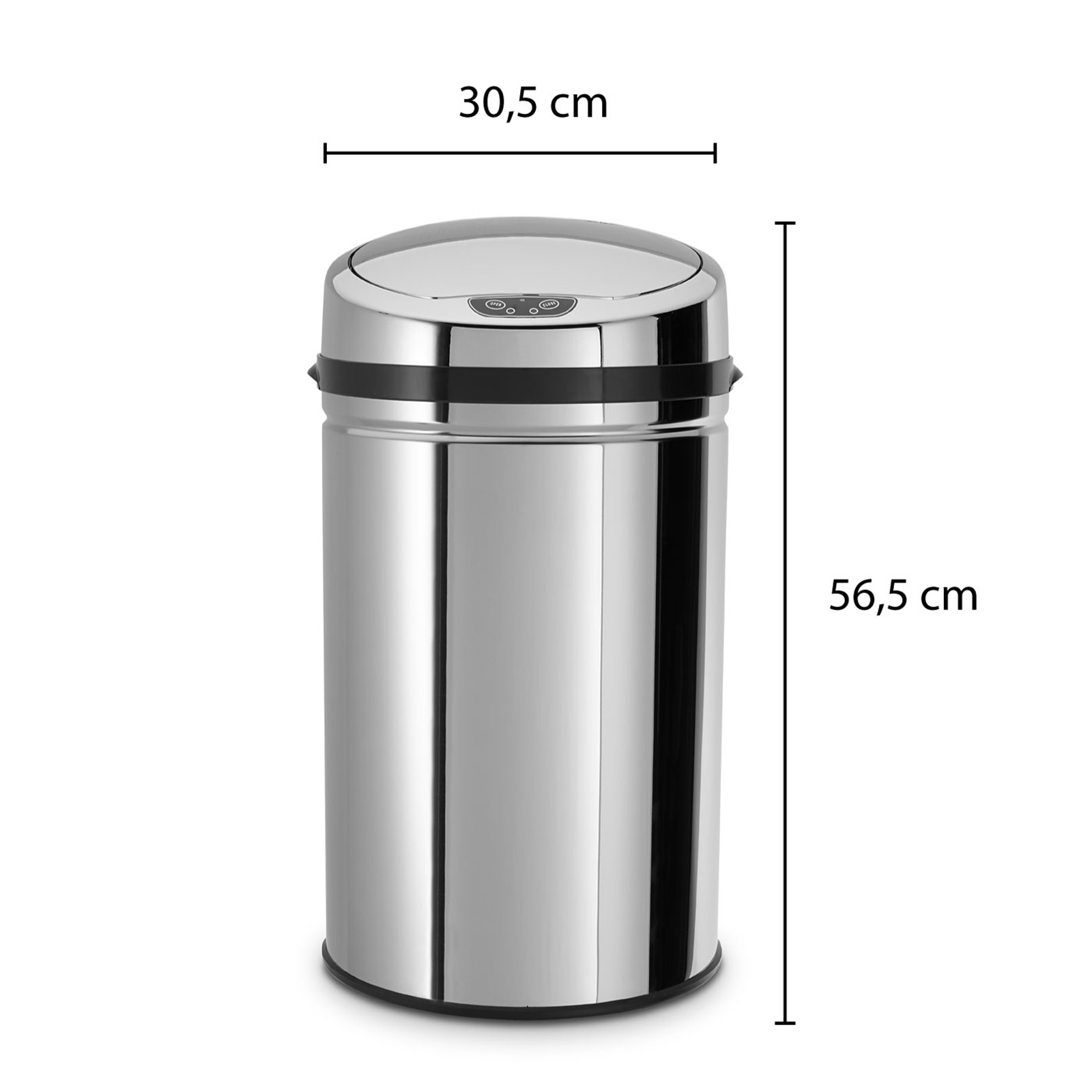 Echtwerk Abfalleimer mit Sensor 30L - Inox