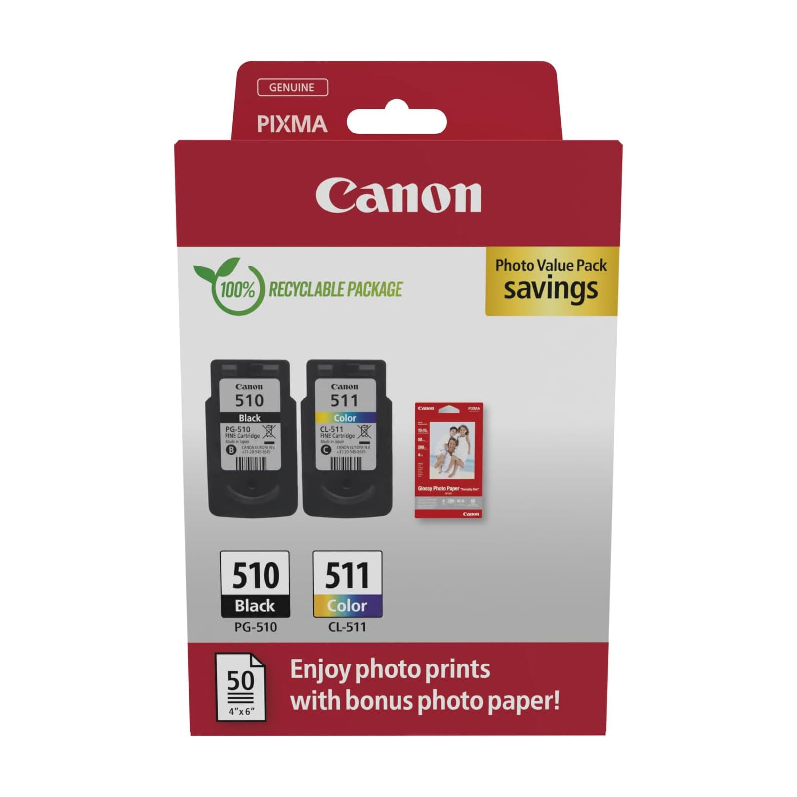 CAN PG-510/CL-511 Photo Value