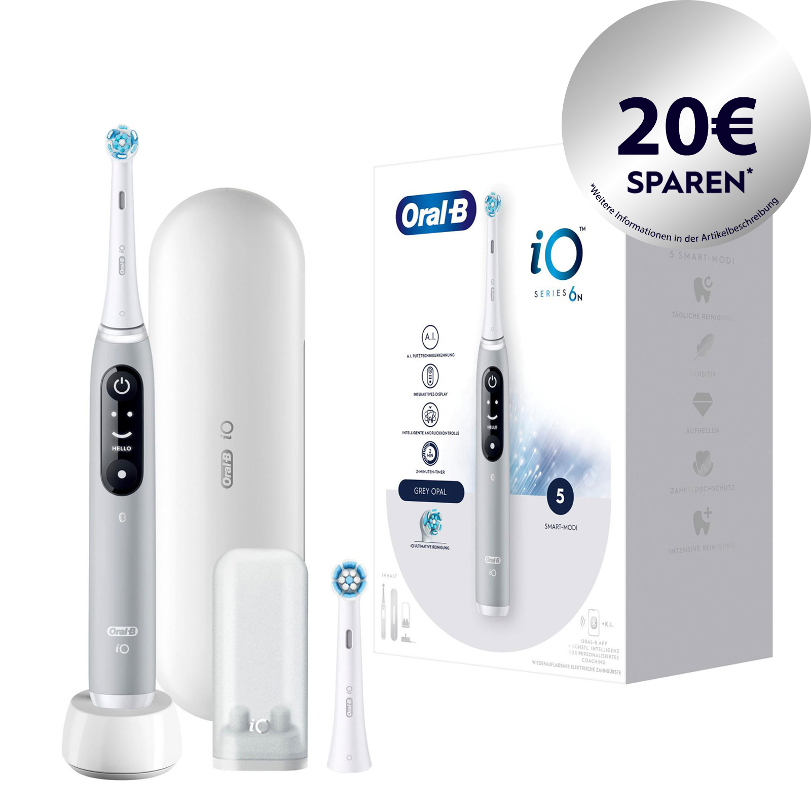 Oral-B Zahnbürste iO 6 Grey