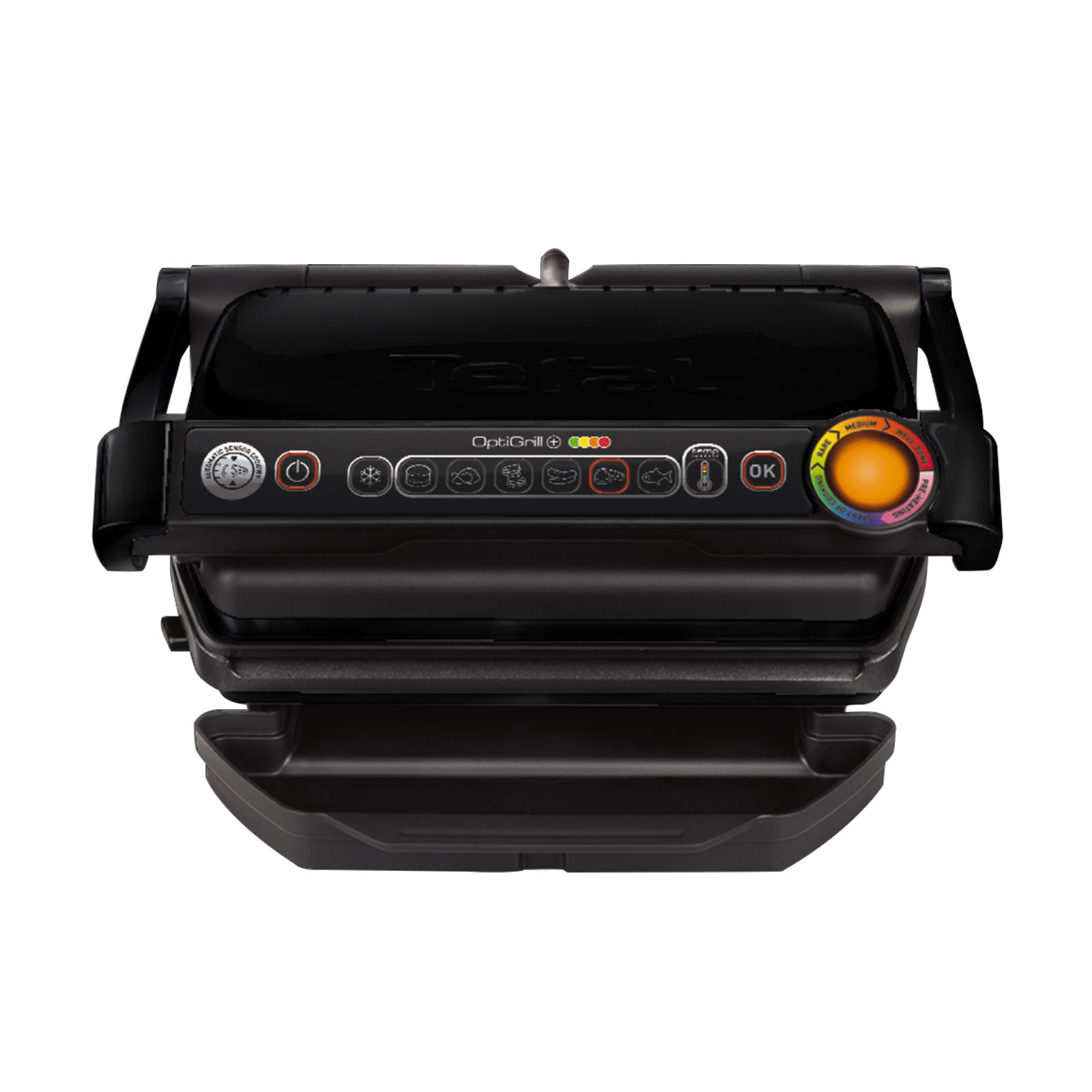 Tefal GC 7128 Optigrill+ Kontaktgrill + Grill den Henssler Kochbuch