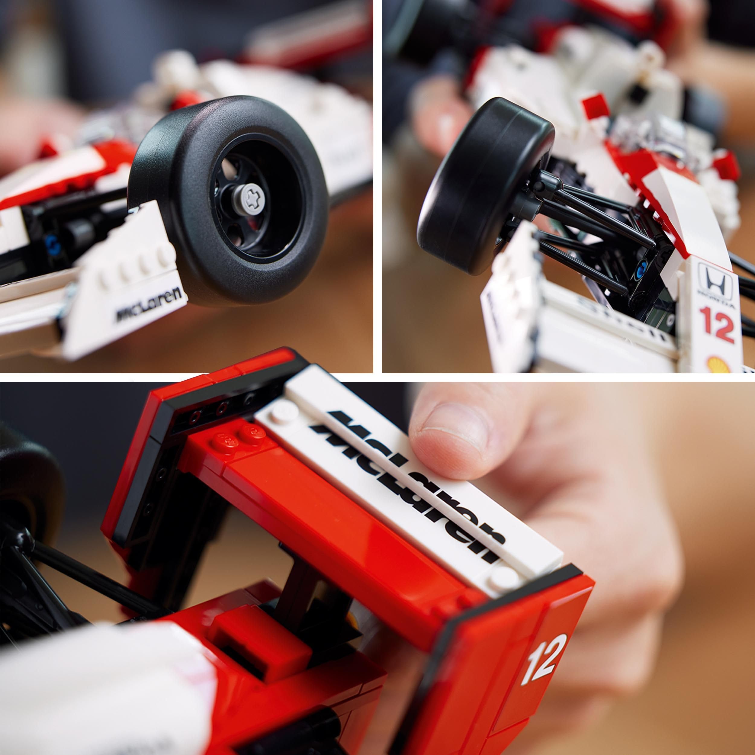 LEGO Icons McLaren MP4/4 & Ayrton Senna Modellauto Set