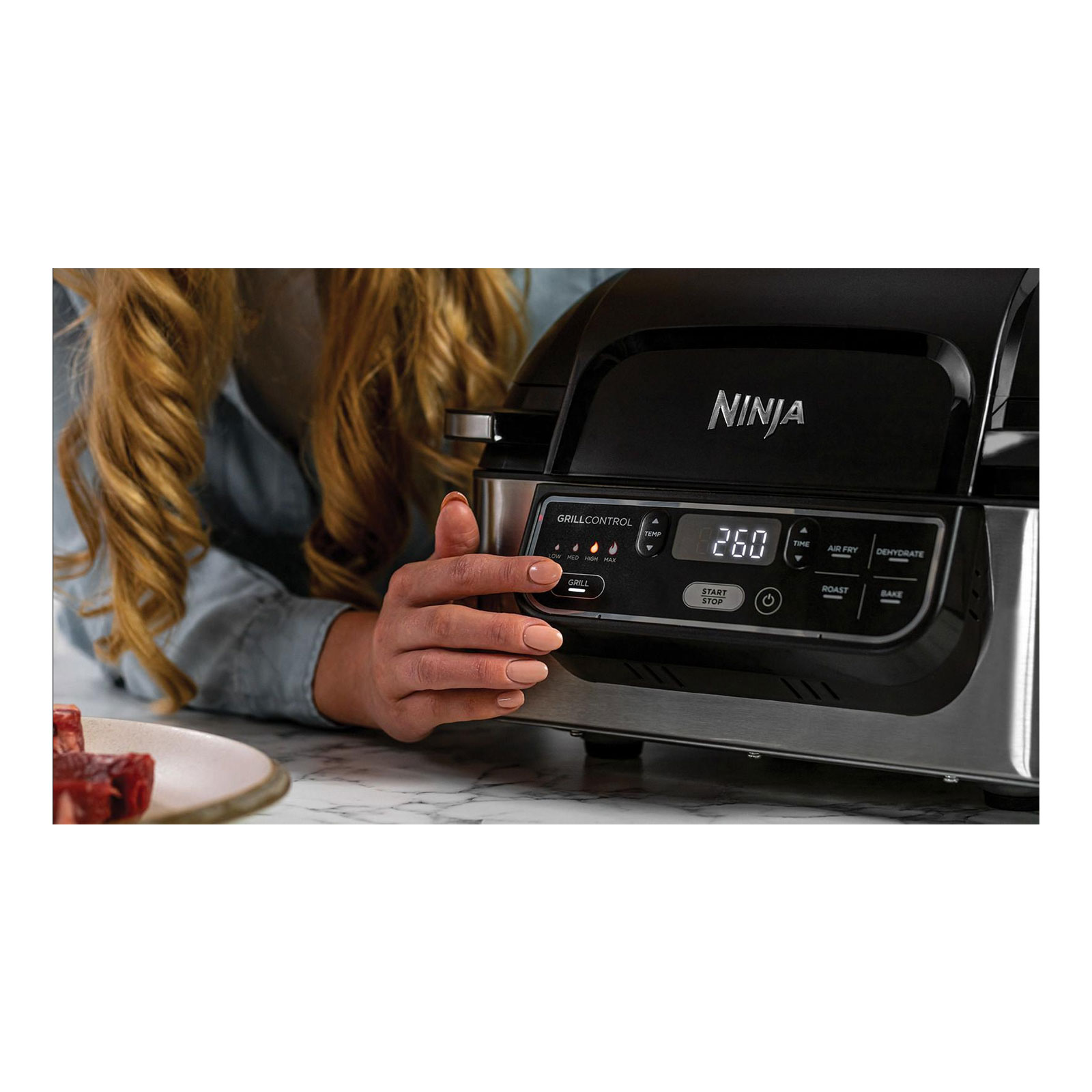 Ninja Foodi AG301EU Grill &; Heißluftfritteuse