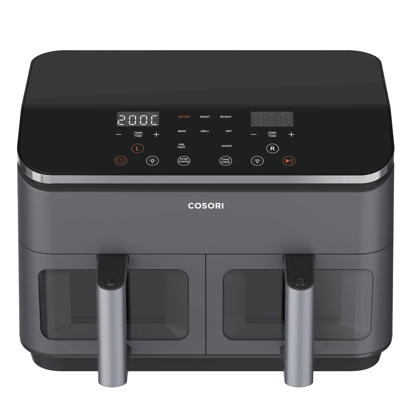 Cosori CAF-R901-AEU Doppel-Heißluftfritteuse Cosori CAF-R901-AEU Doppel-Heißluftfritteuse