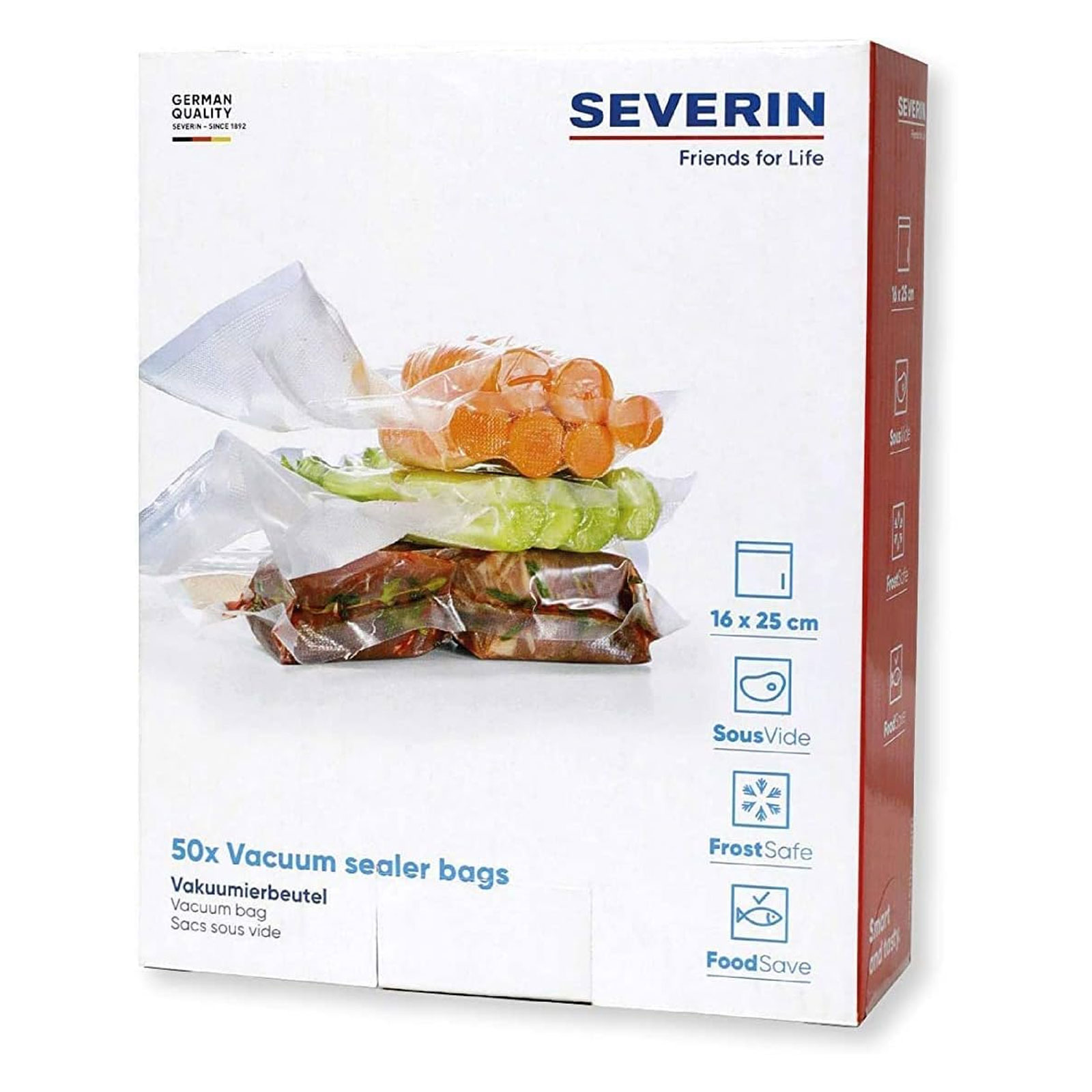 Severin ZB 3613 16 x 25 Vakuumier-Beutel